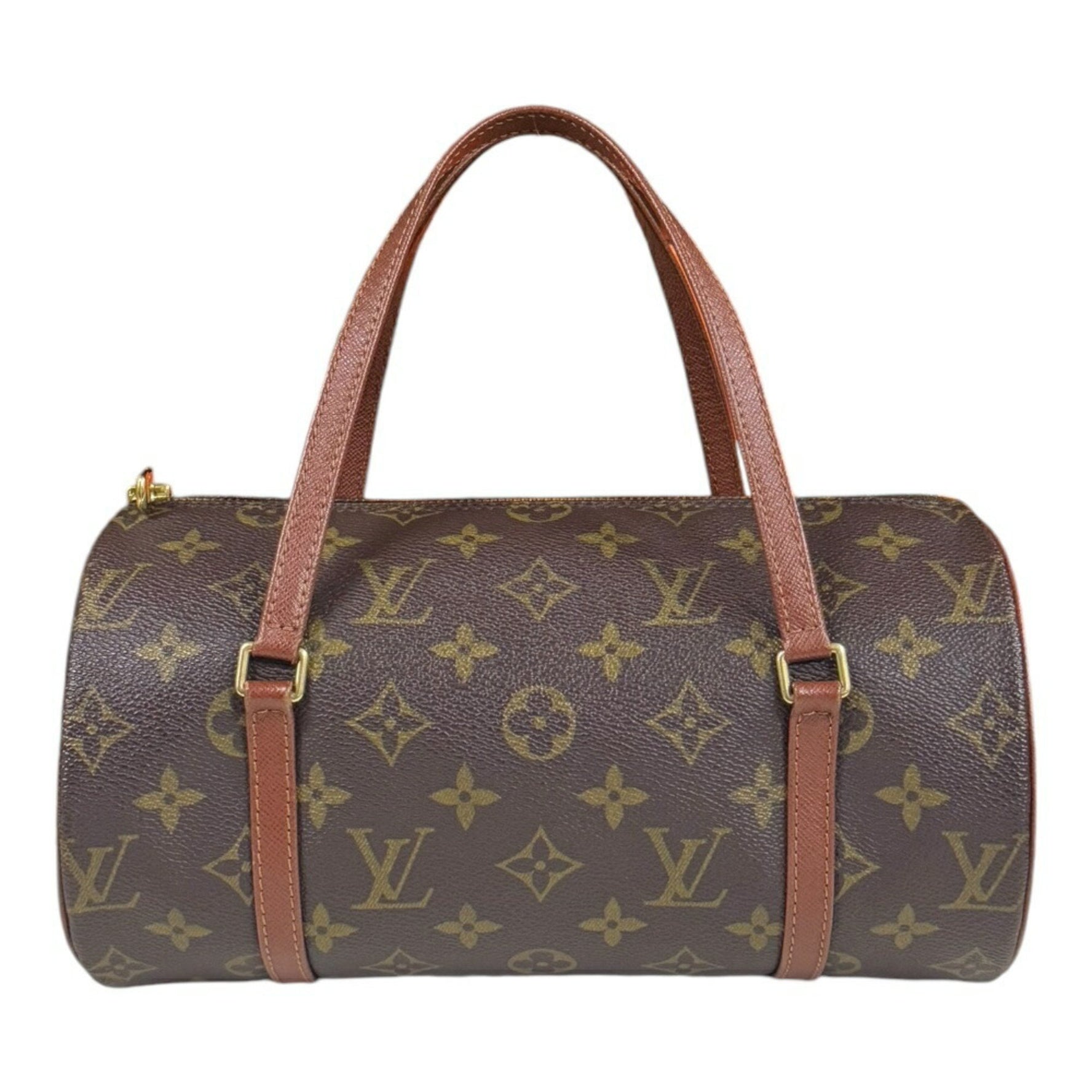 Louis Vuitton Papillon 26 Monogram Handbag Canvas M51366 Brown Women's LOUIS VUITTON