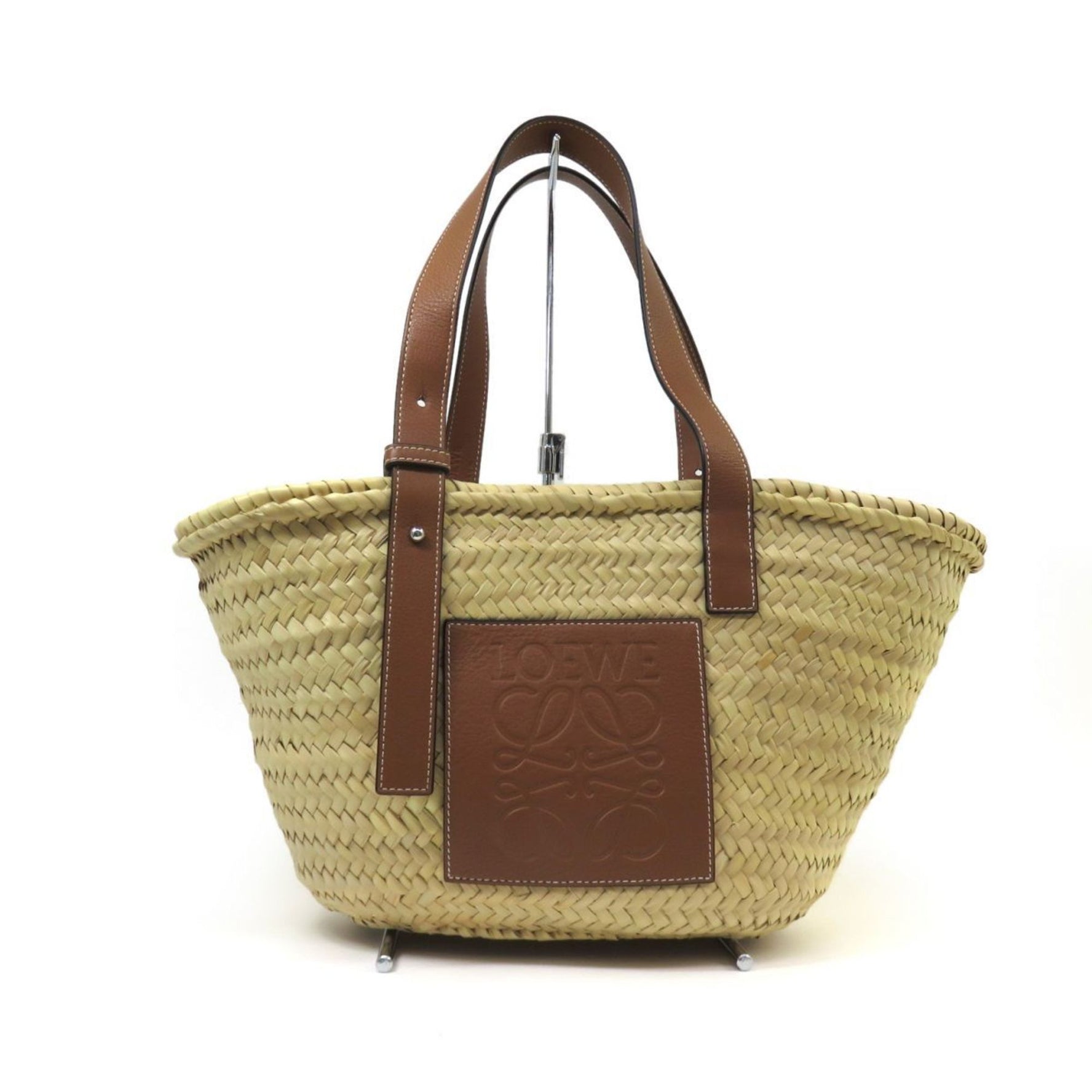 LOEWE Medium Basket Tote Bag Raffia