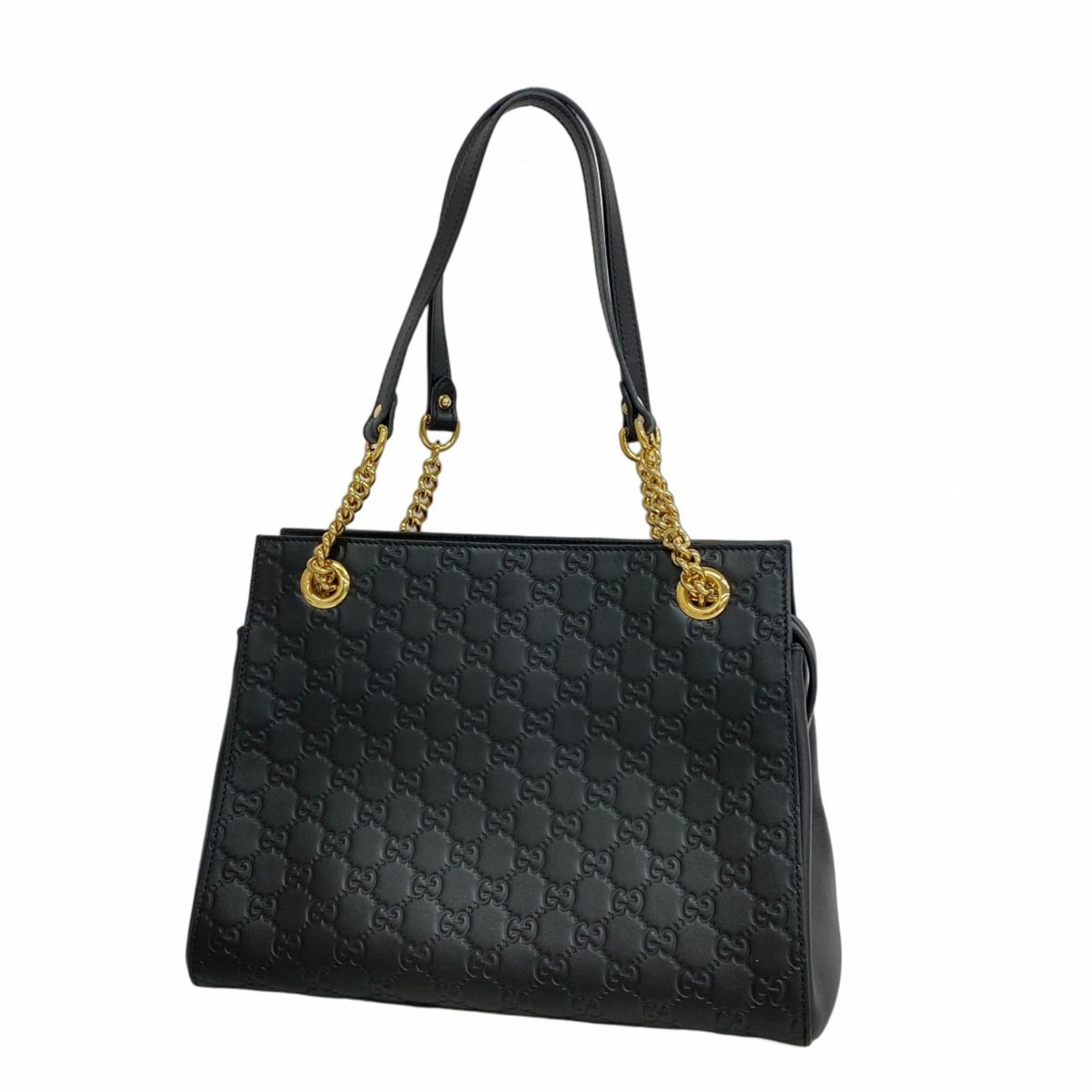 Gucci Shoulder Bag Guccissima Leather