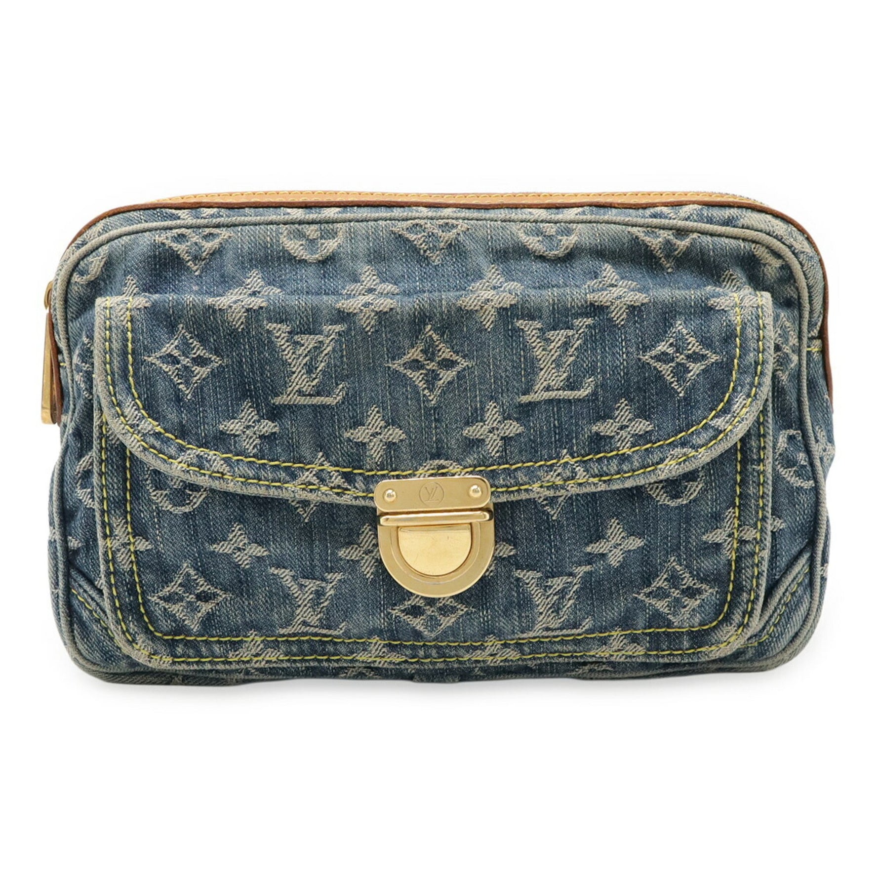 Louis Vuitton Monogram Denim Bum Bag, Waist Body Shoulder