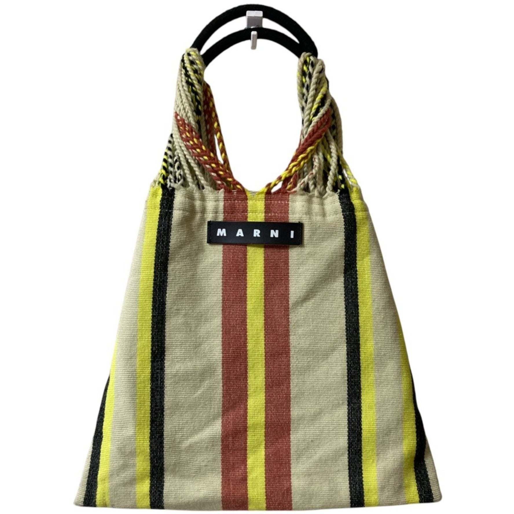 MARNI Marni Market Hammock Bag Handbag Beige Multicolor Women's
