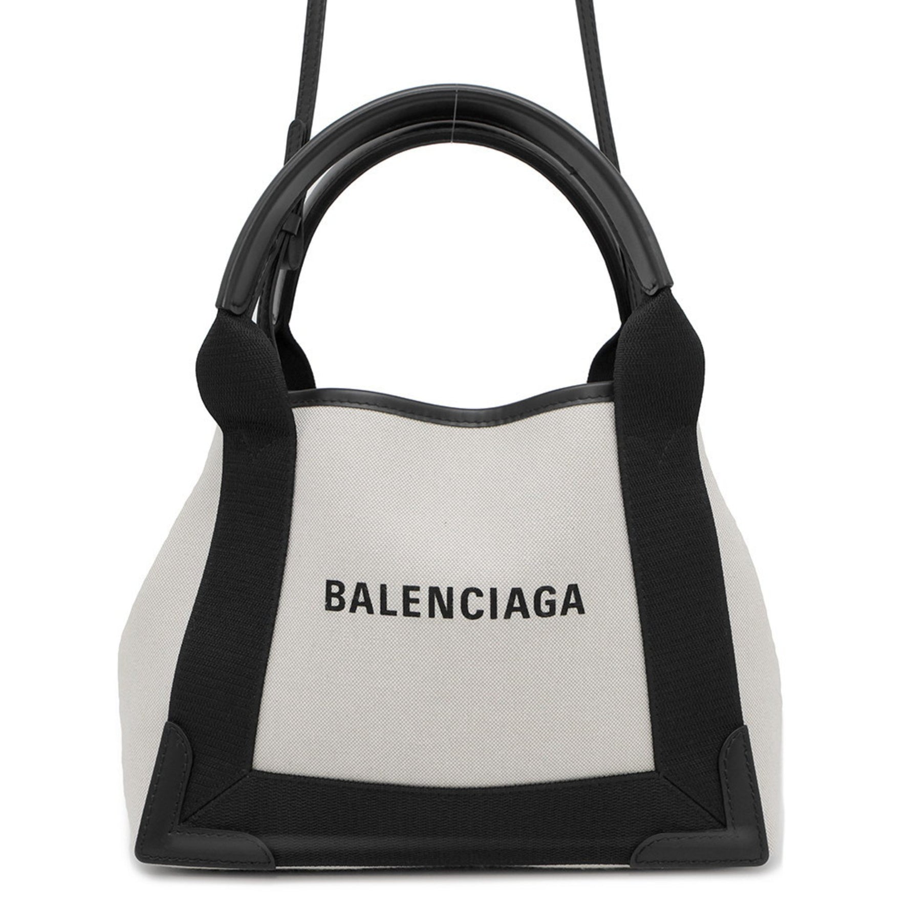 Balenciaga Handbag Navy Cabas XS BALENCIAGA 2way Black