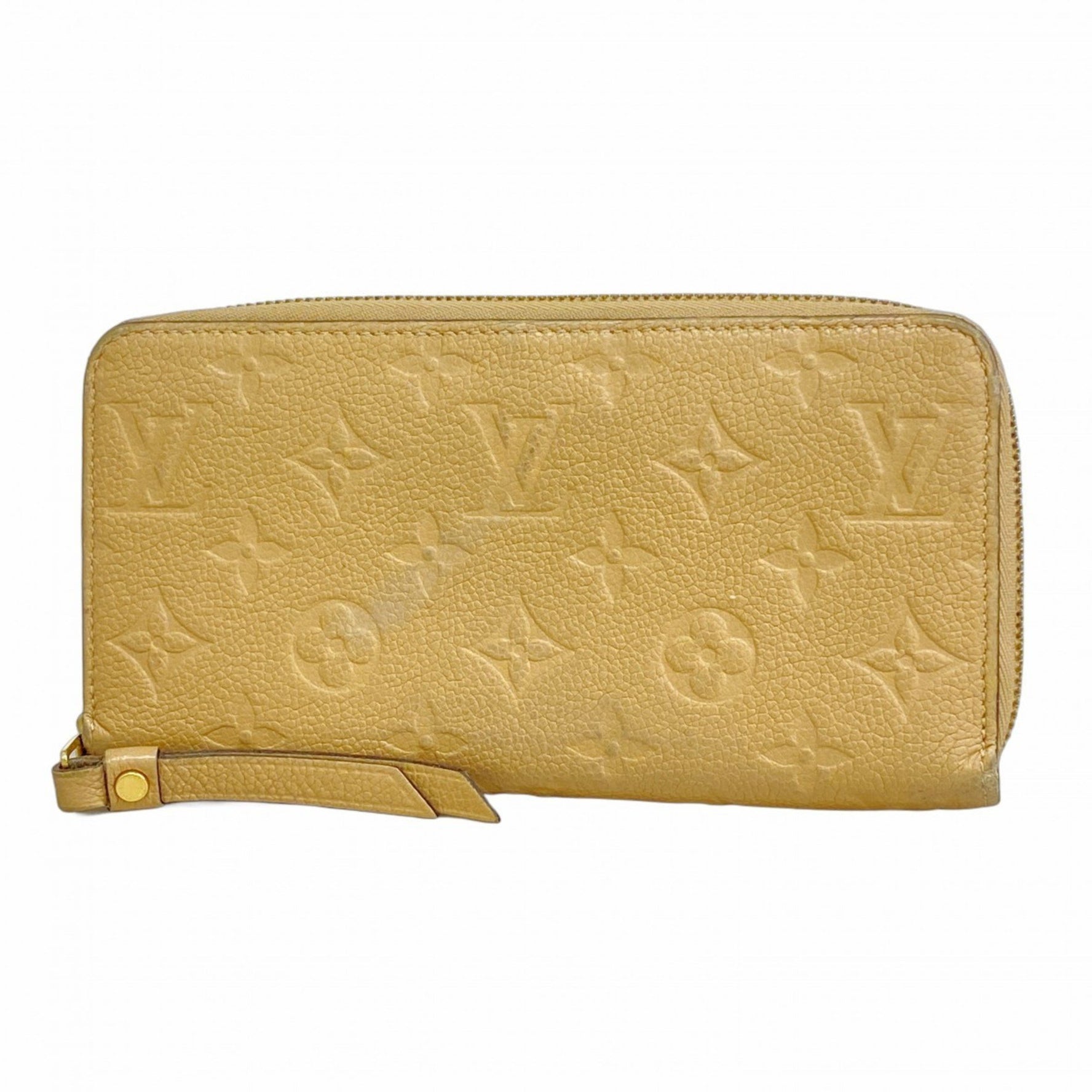 Louis Vuitton Monogram Empreinte Zippy Wallet M60746 Dune Women's Long
