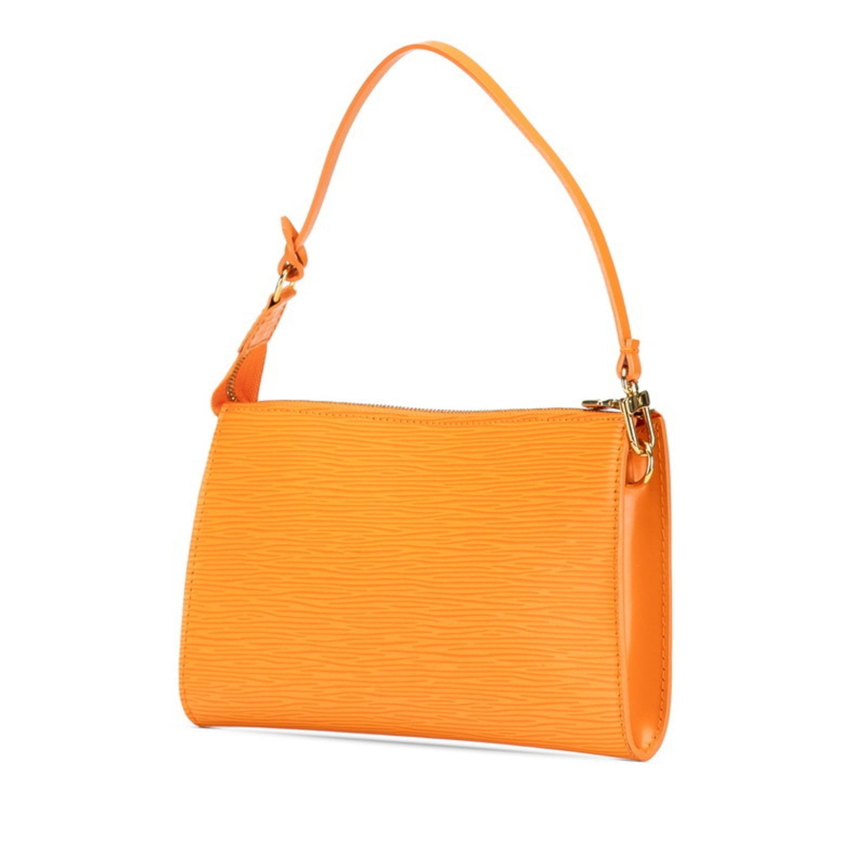 Louis Vuitton Epi Pochette Accessoires Shoulder Bag/Pouch Mandarin Orange Leather