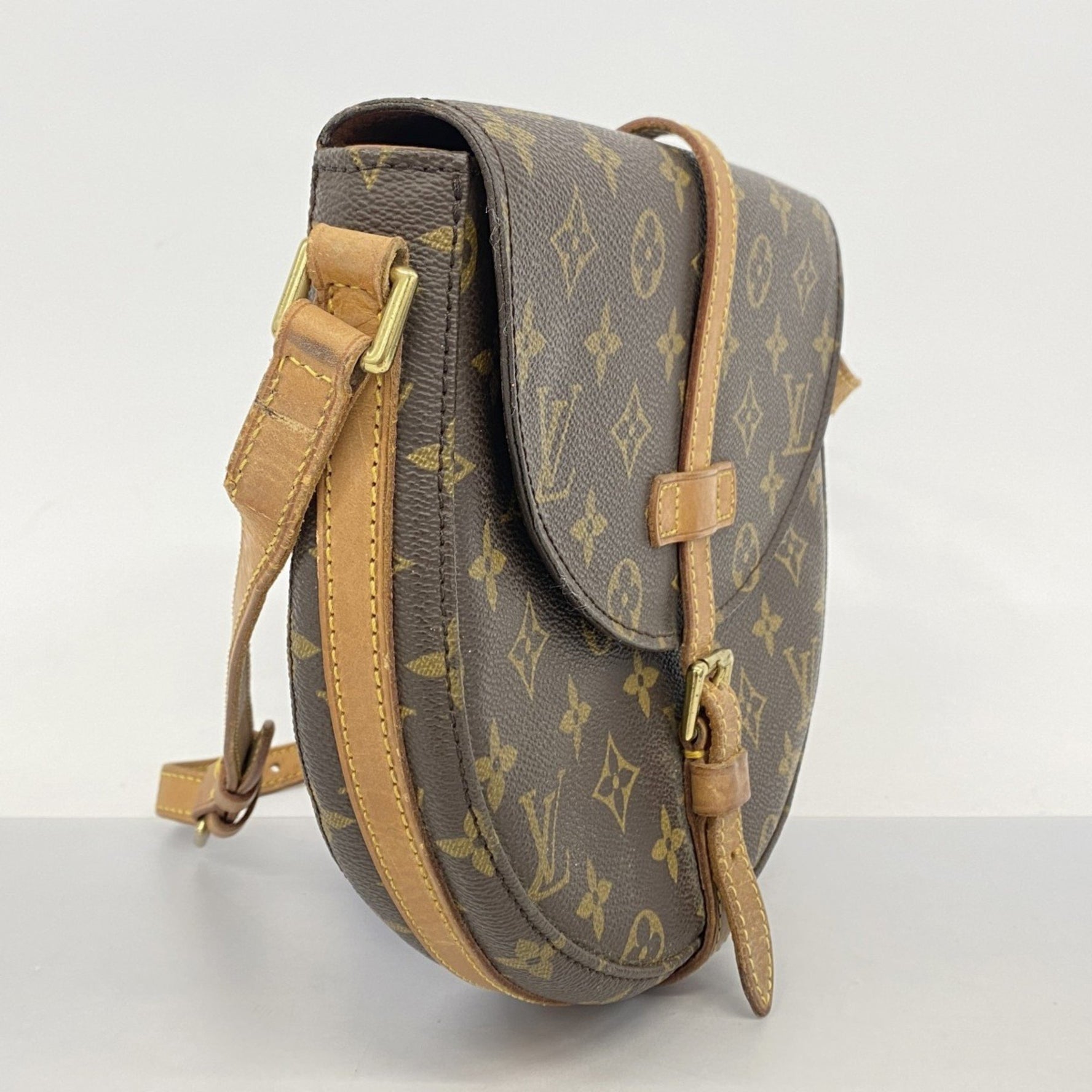 Louis Vuitton Monogram Chantilly MM Shoulder Bag M51233 Brown Women's