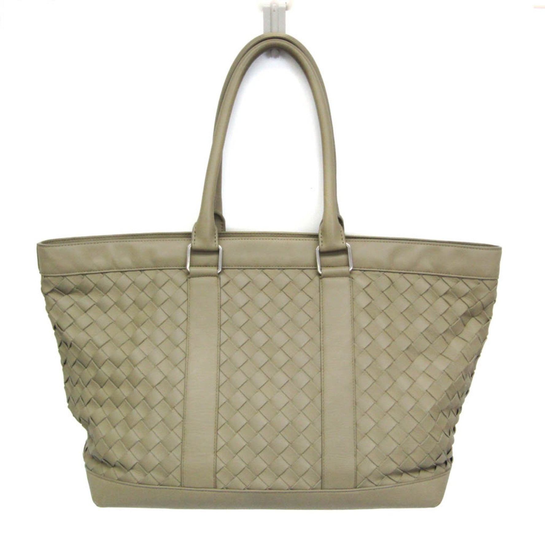 Bottega Veneta Intrecciato Big Zipper Tote Bag Men,Women Leather Tote Bag Light Green