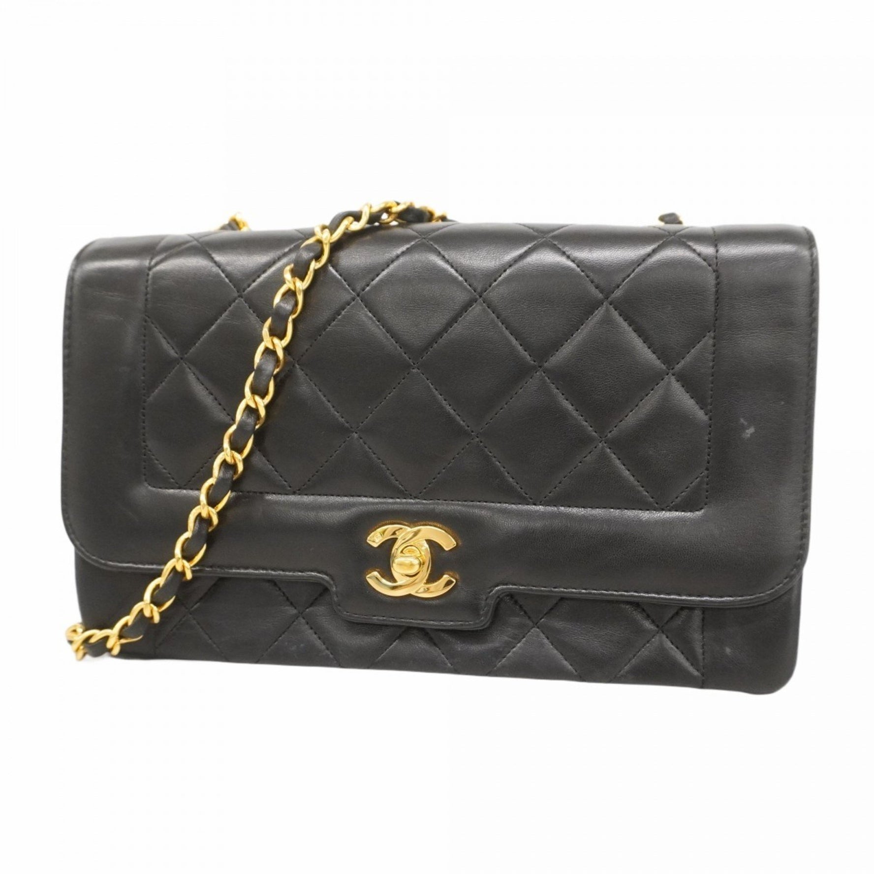 Chanel Matelasse Shoulder Bag with Chain Bag, Lambskin