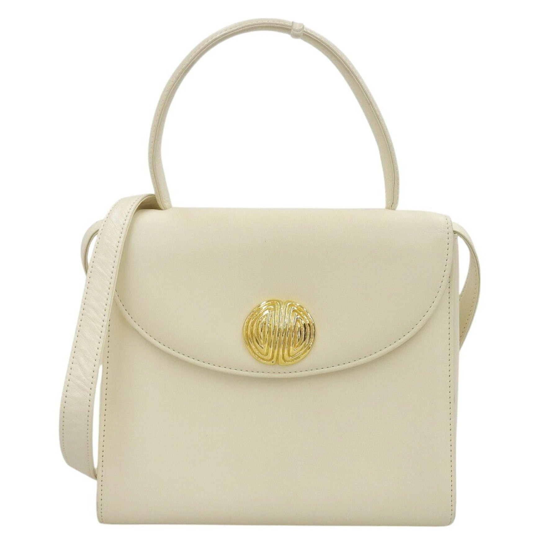 GIVENCHY bag handbag shoulder leather white