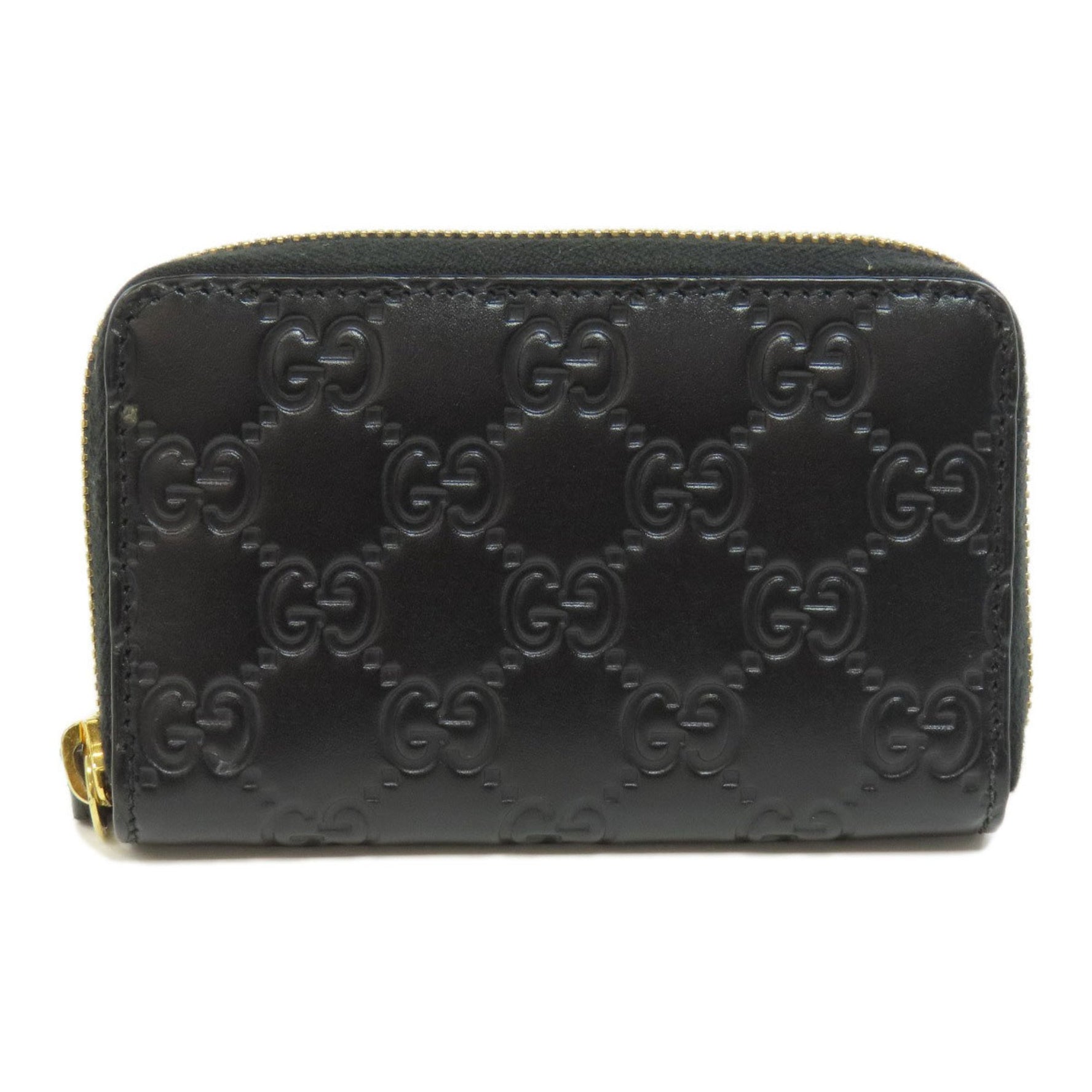 Gucci GG Shima Business Card Holder/Card Case Leather Women's GUCCI