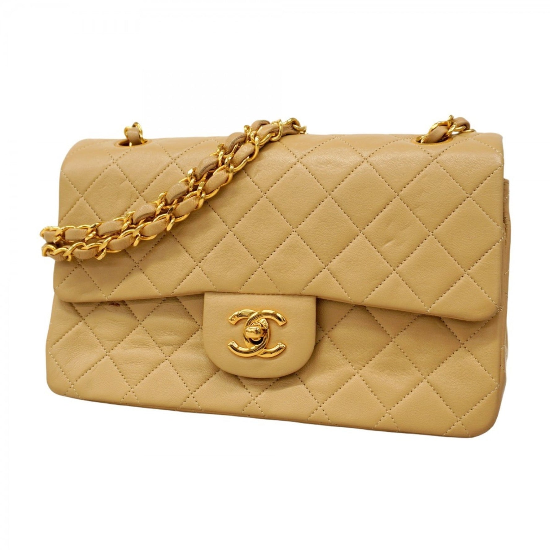 Chanel Matelasse Shoulder Bag with Double Flap and Chain, Lambskin