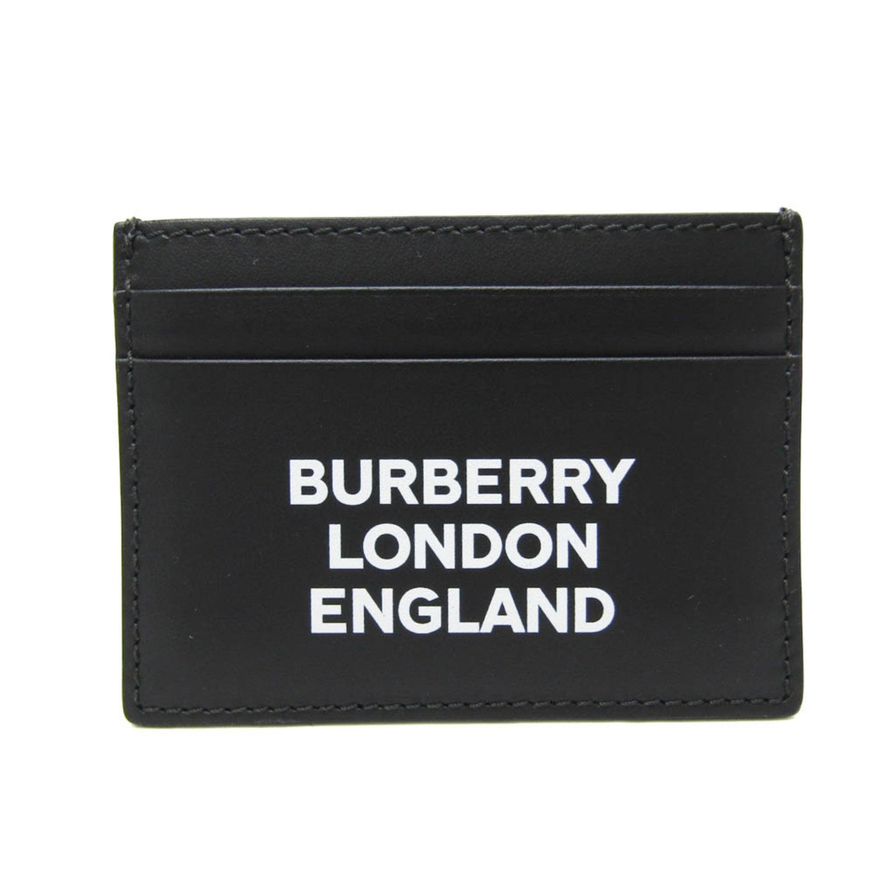 Burberry Leather Card Case Black