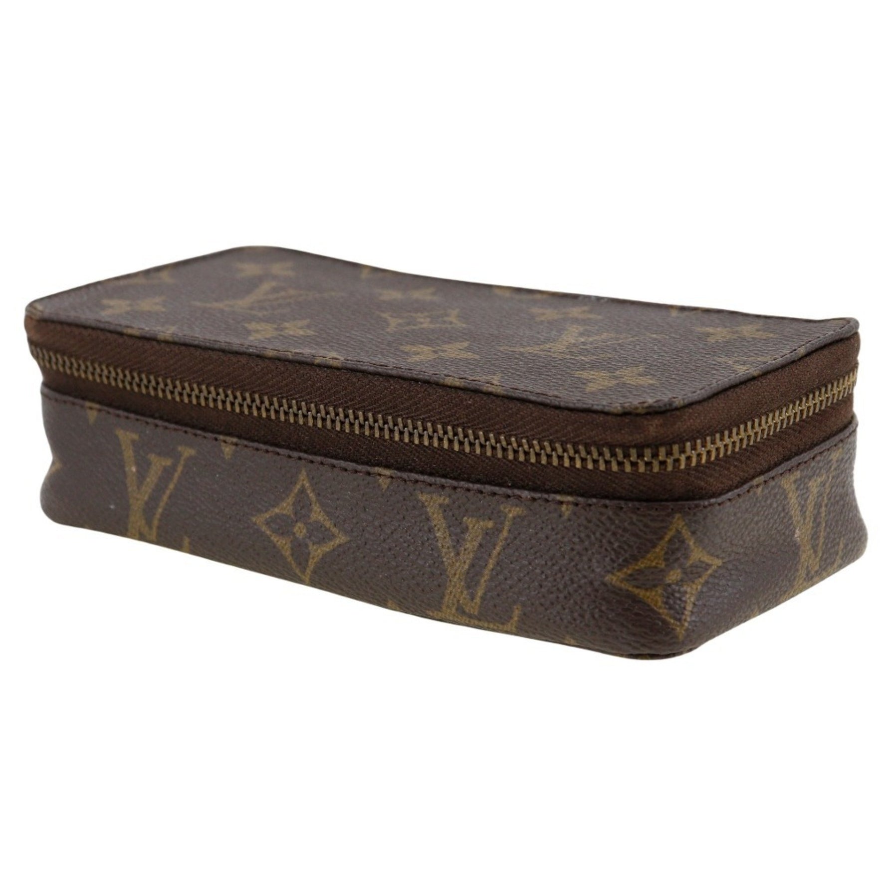 Louis Vuitton Posh Monte Carlo Pouch Case Monogram Canvas Unisex