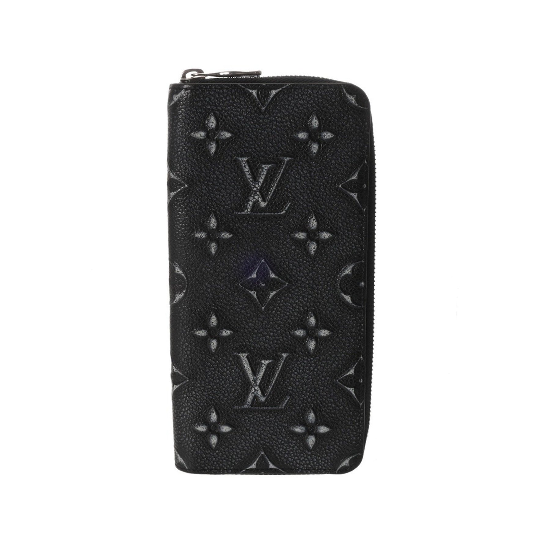 LOUIS VUITTON Zippy Vertical Cowhide Leather Long Wallet
