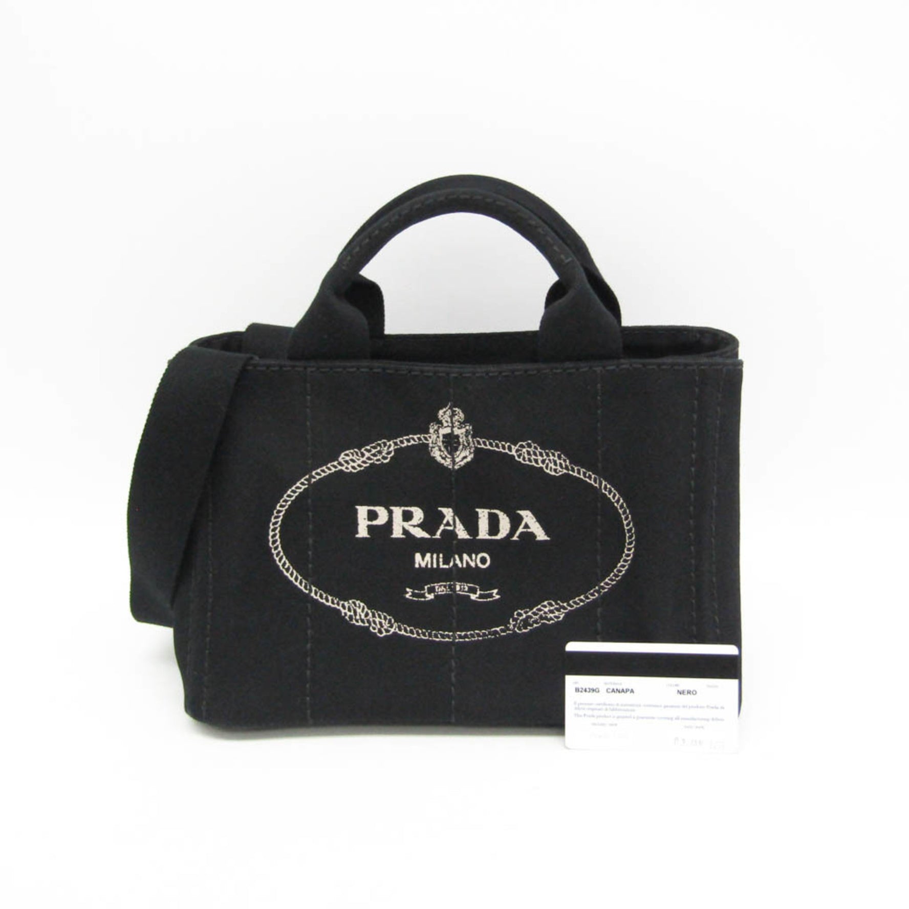 Prada Canapa Canvas Shoulder Bag,Tote Bag