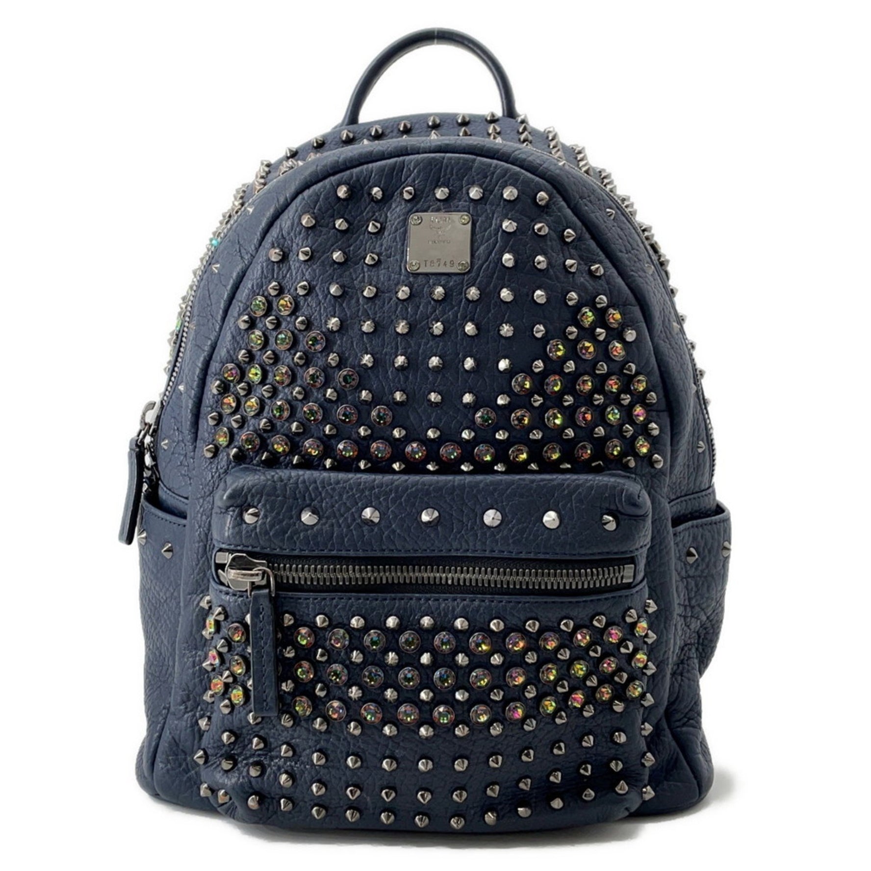MCM backpack studded leather bag