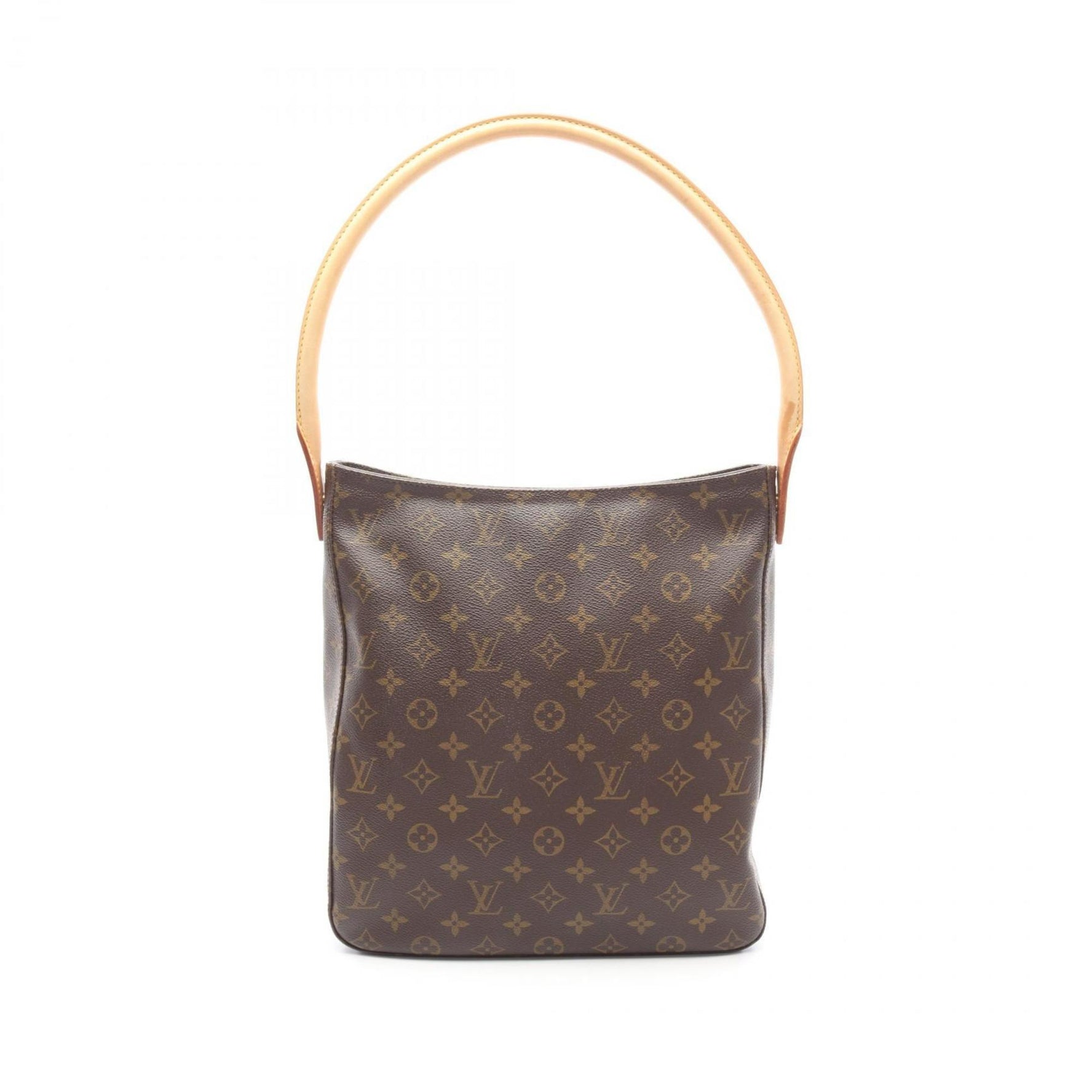 Louis Vuitton Looping GM Monogram Shoulder Bag Coated Canvas Leather