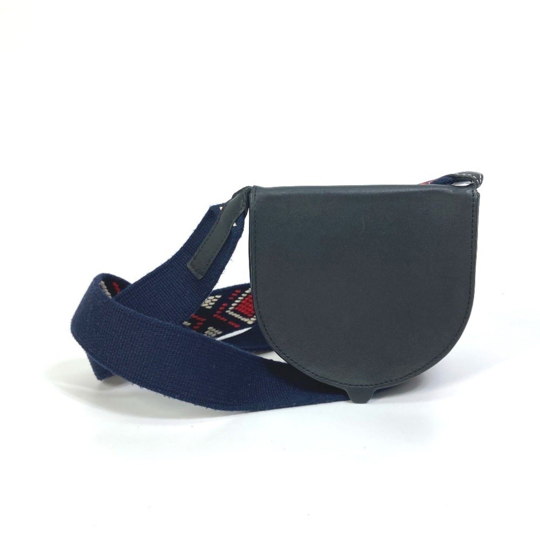 LOEWE Anagram Pouch Shoulder Bag in Leather/Canvas
