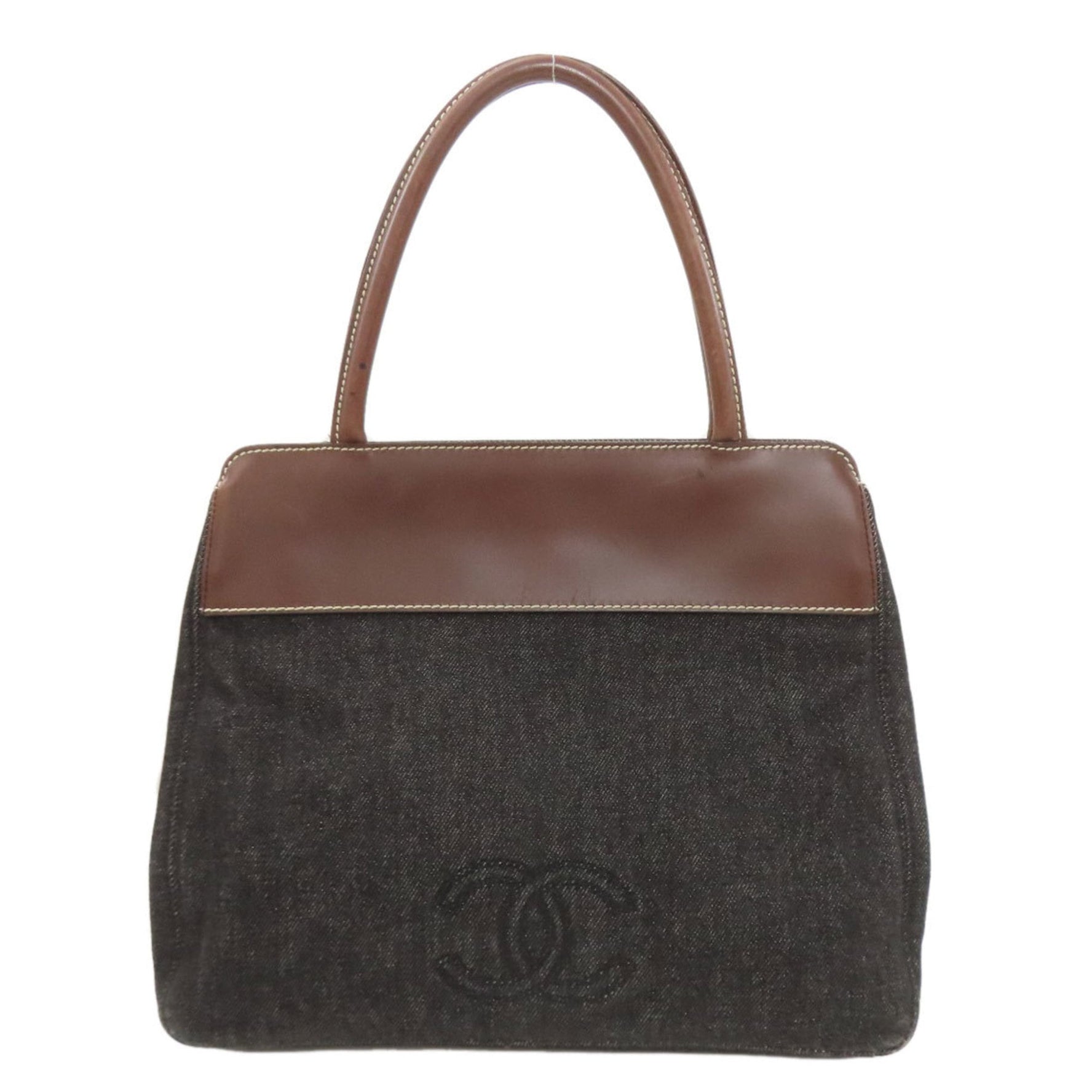 Chanel Coco Mark Denim Tote Bag