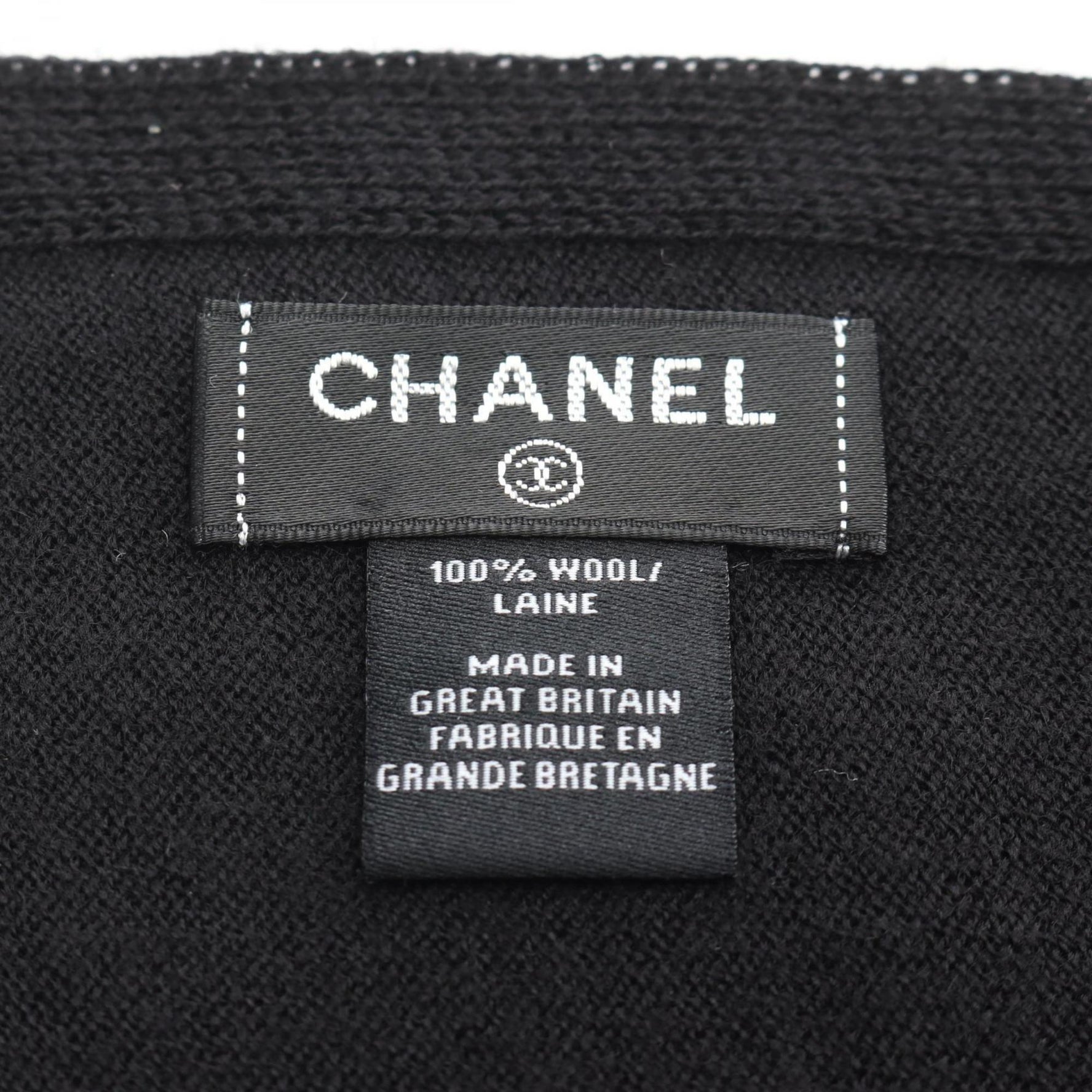 Chanel scarf, wool