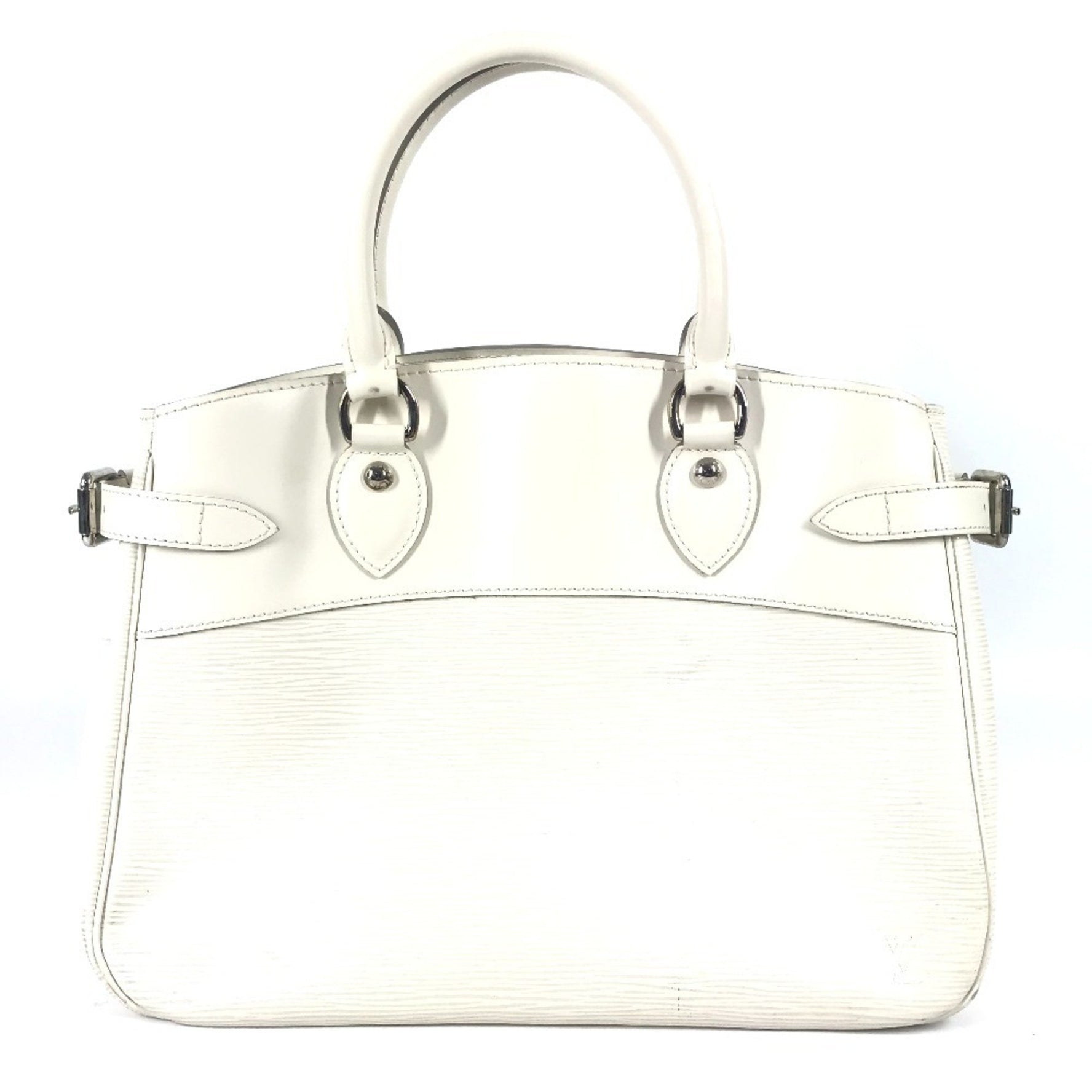 Louis Vuitton Epi Passy PM Tote Bag Handbag Leather Ivory