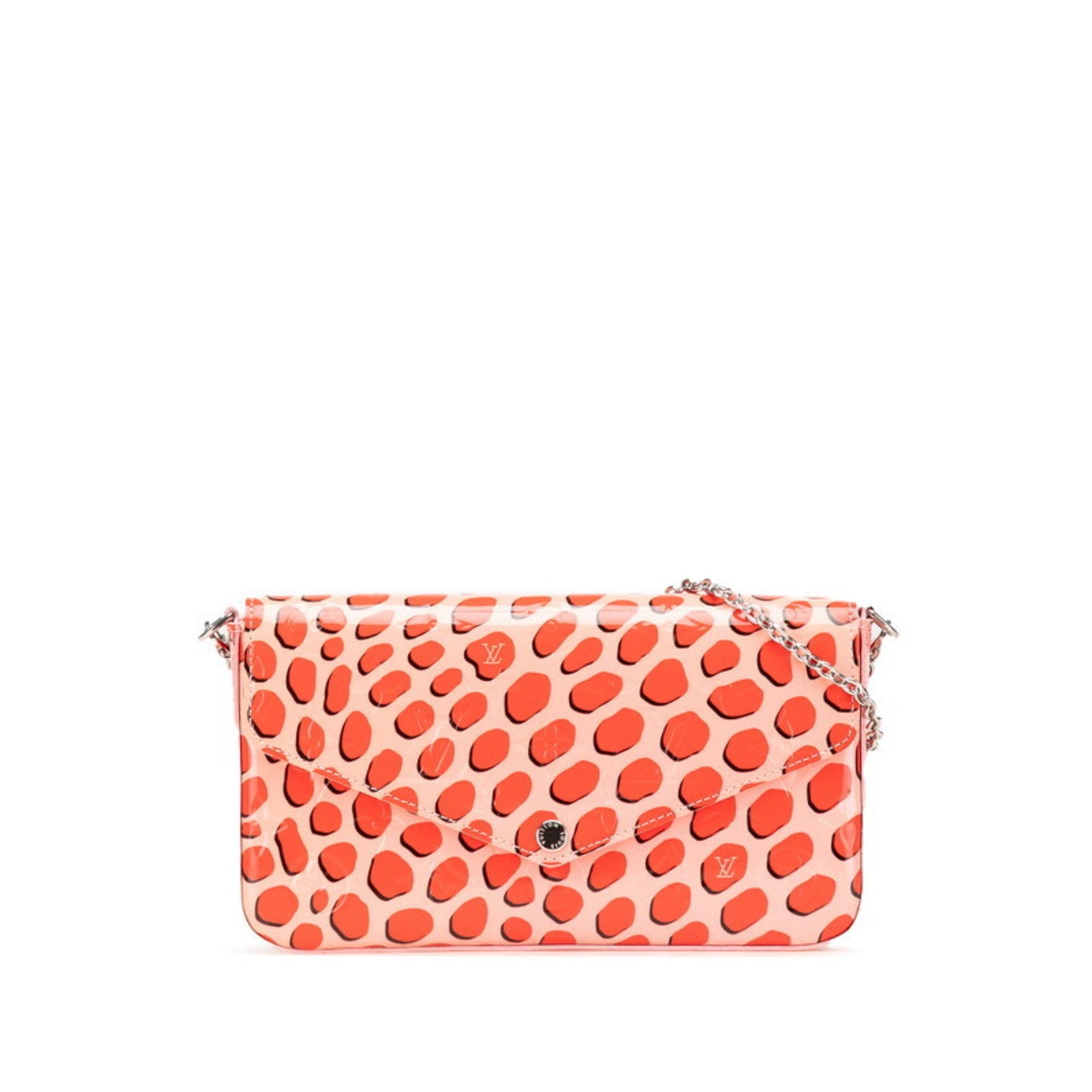 Louis Vuitton Vernis Felice Chain Shoulder Bag/Waist Bag M62359 Pink/Red Patent Leather Women's LOUIS VUITTON