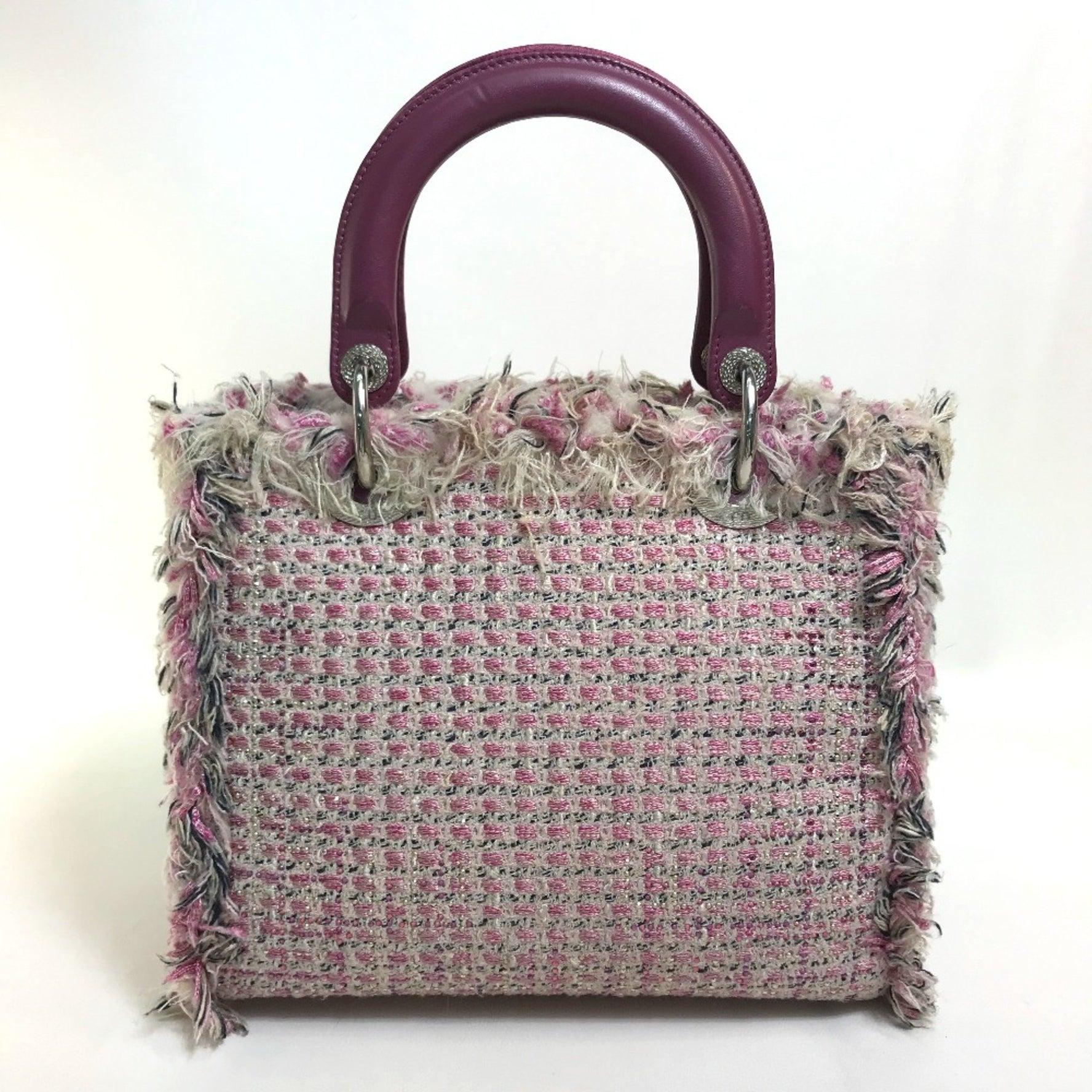 Christian Dior Ginza Limited Le Rose-Bonheur (Happy Rose) Shoulder Bag Hand Bag x purple x white