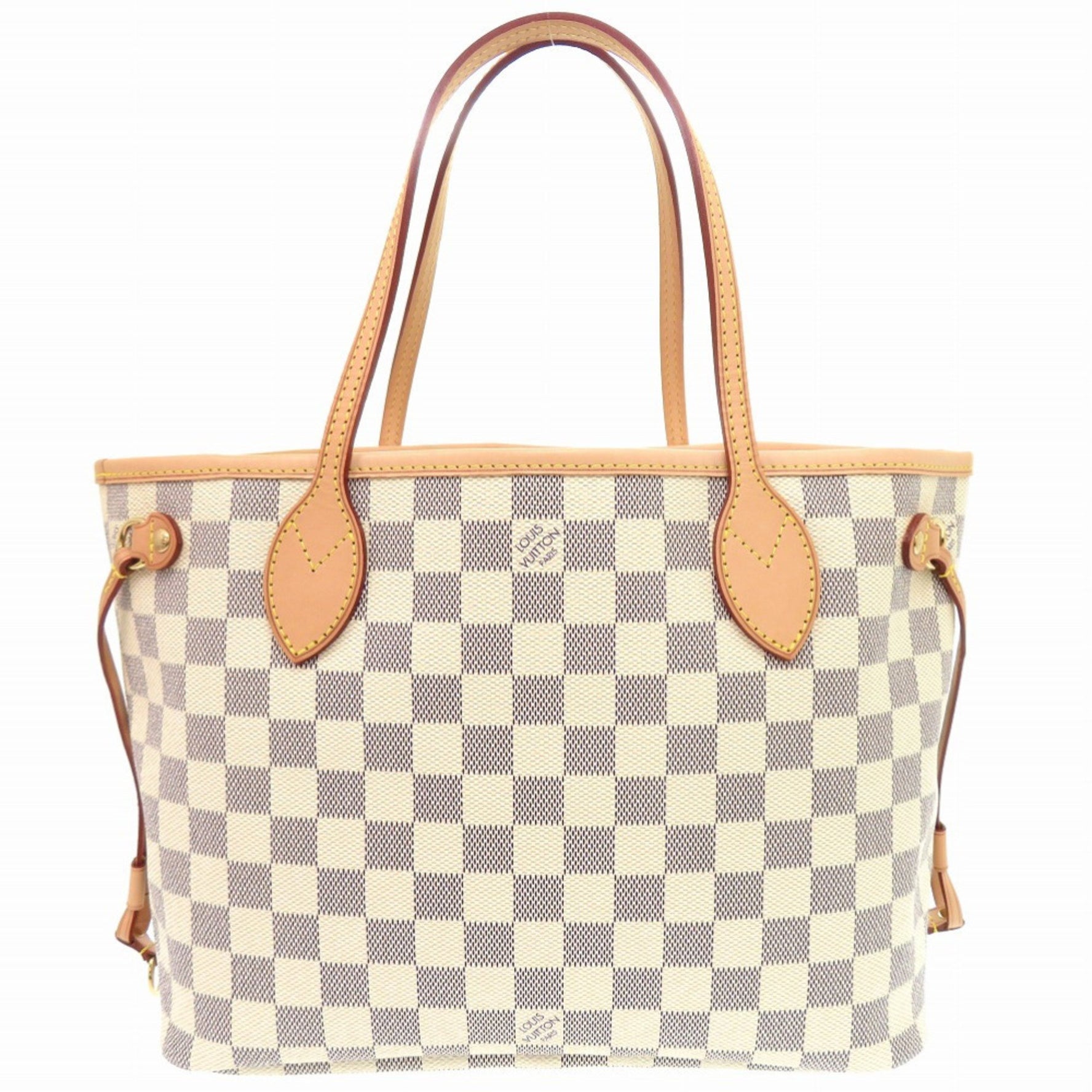 Like new Louis Vuitton Neverfull PM Damier Azur Tote Bag LV 0321 LOUIS VUITTON