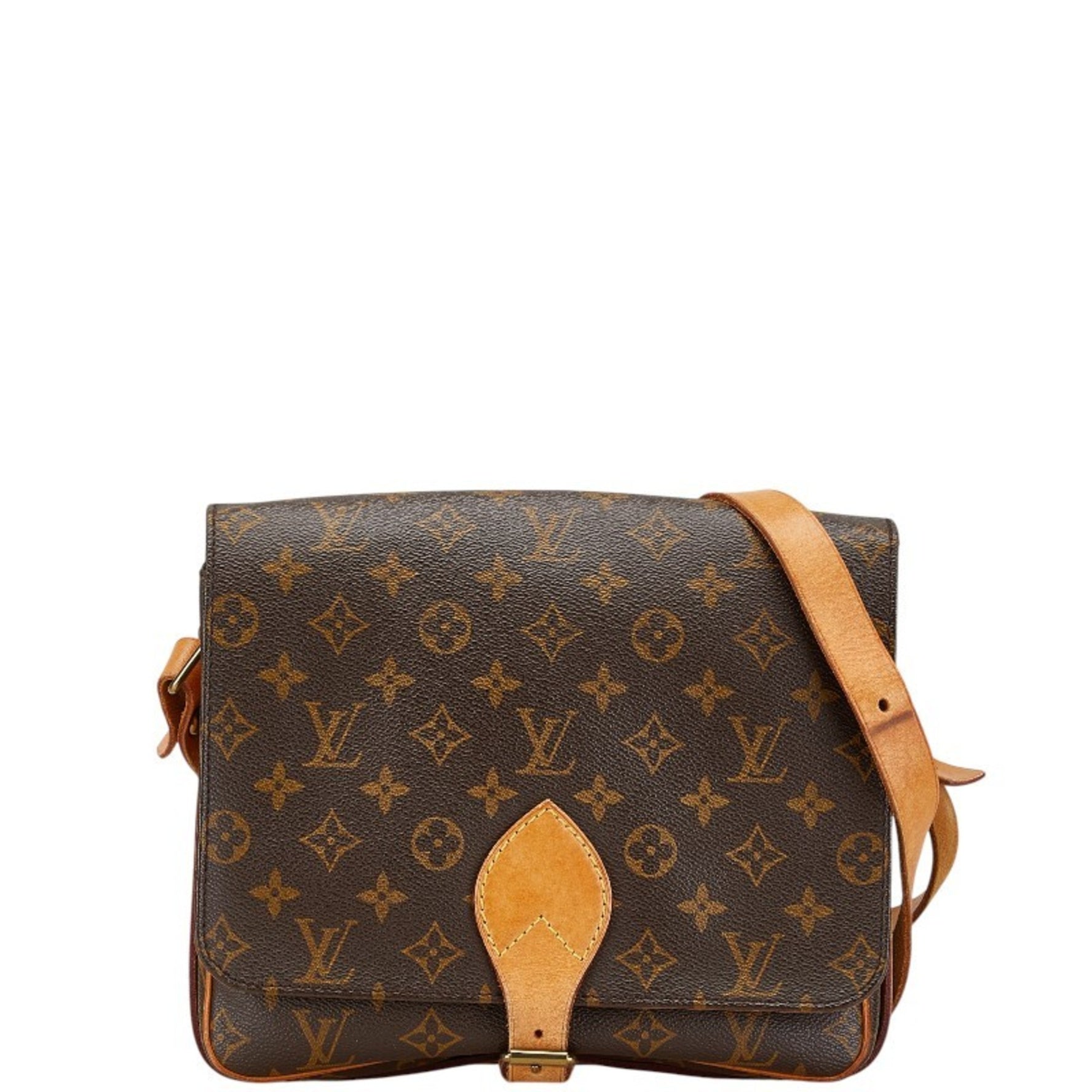 Louis Vuitton Monogram Cartesier GM Shoulder Bag PVC Leather