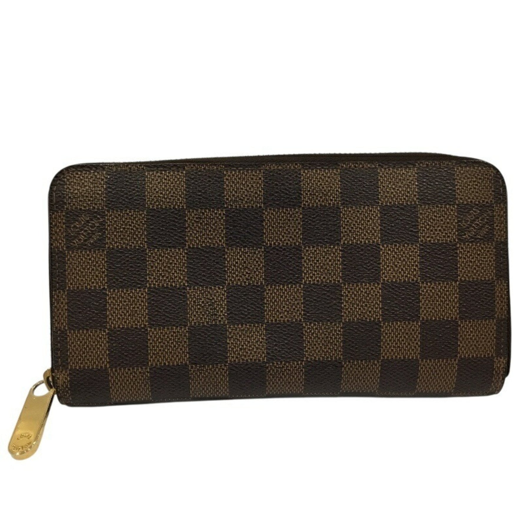 Louis Vuitton Damier Ebene Zippy Wallet Round Long