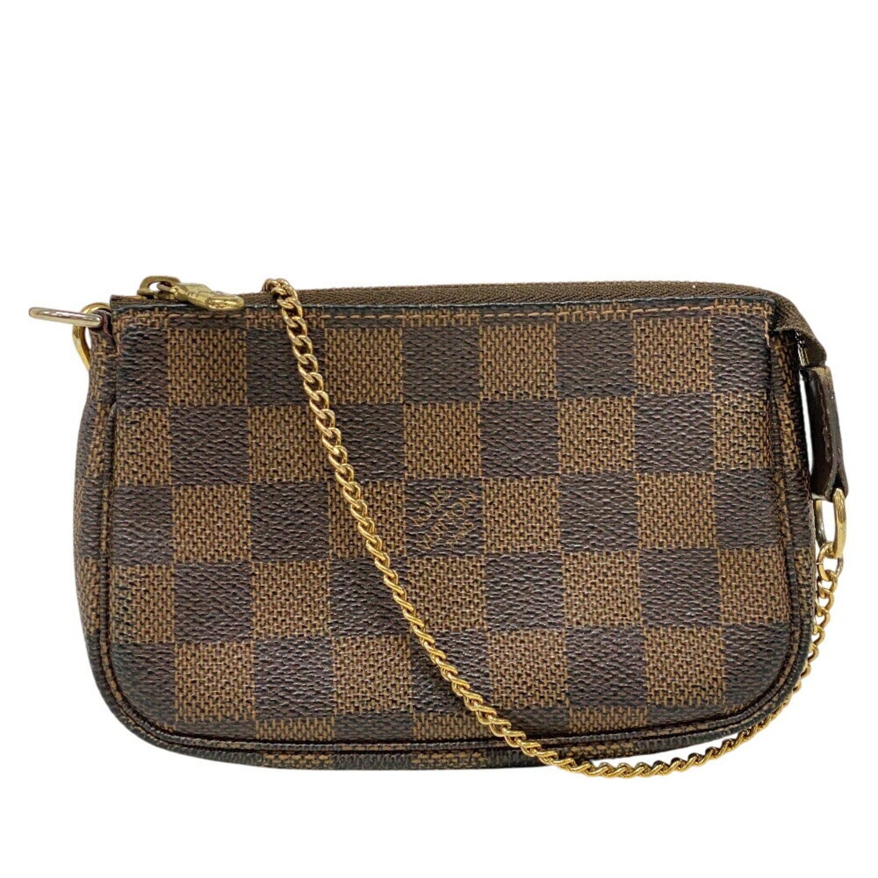 LOUIS VUITTON Louis Vuitton N58009 Mini Pochette Accessoires Pouch Damier High Brown Women's