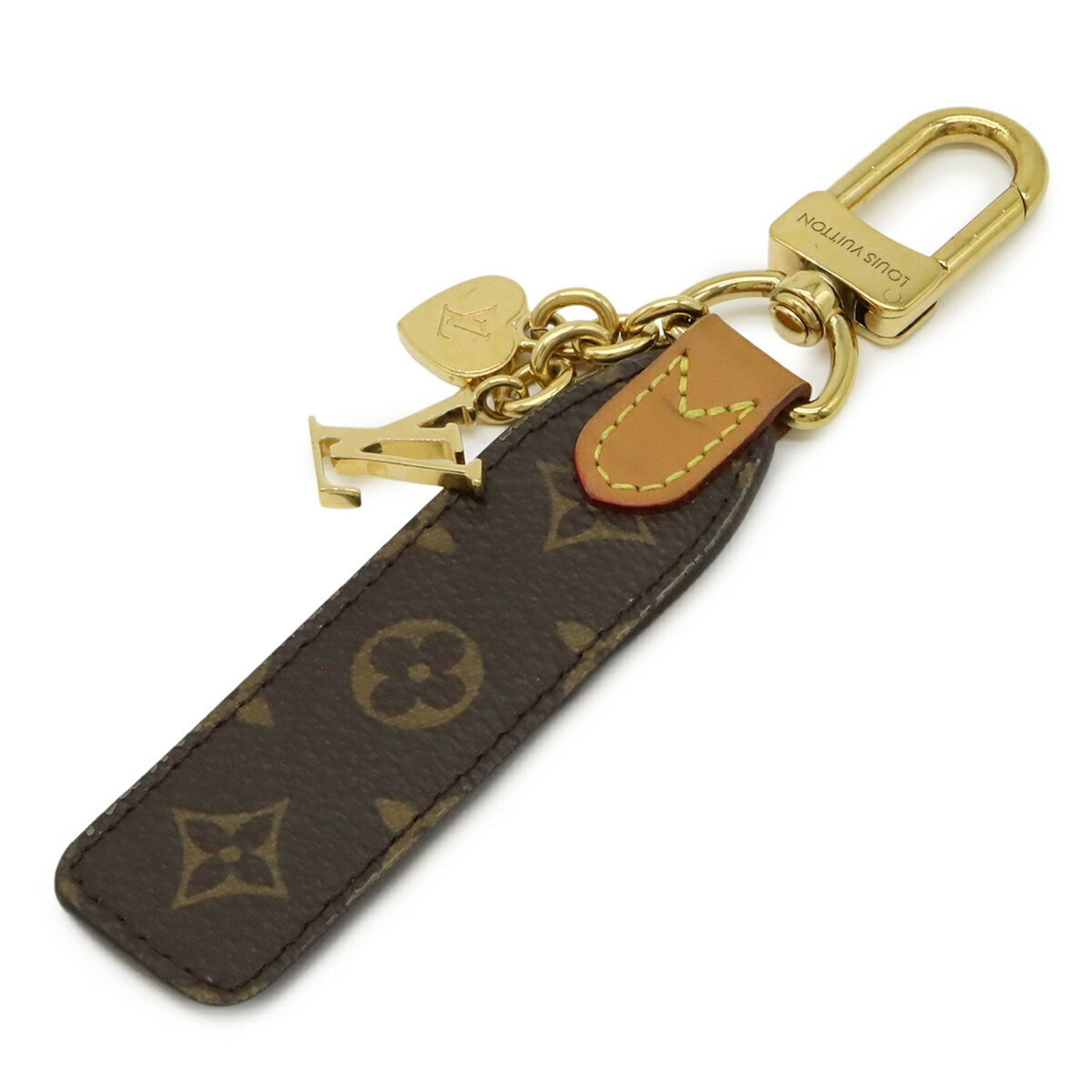 Louis Vuitton Monogram Keychain LV Cherished Key Ring Bag Charm