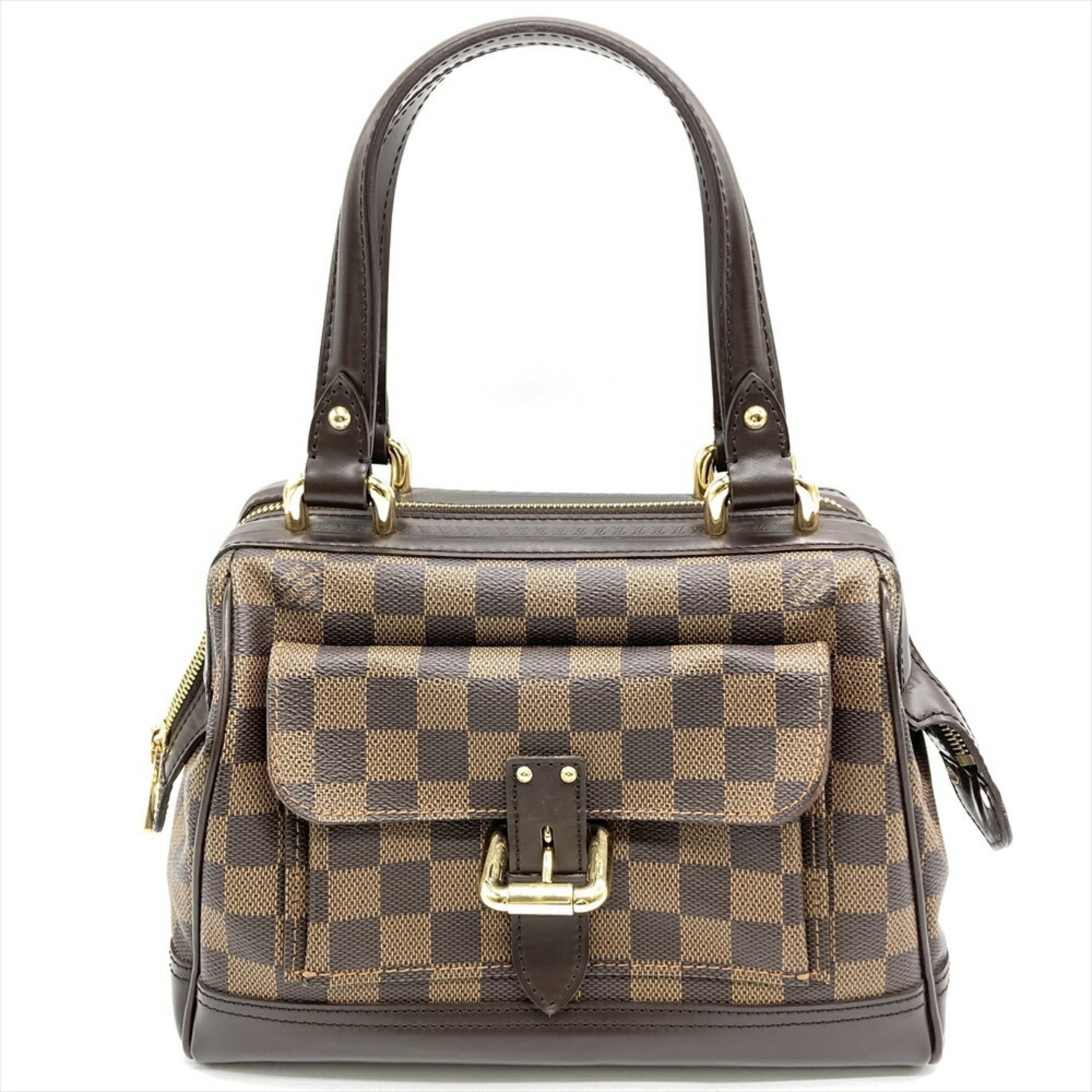 Louis Vuitton Knightsbridge Handbag Damier Ebene Brown