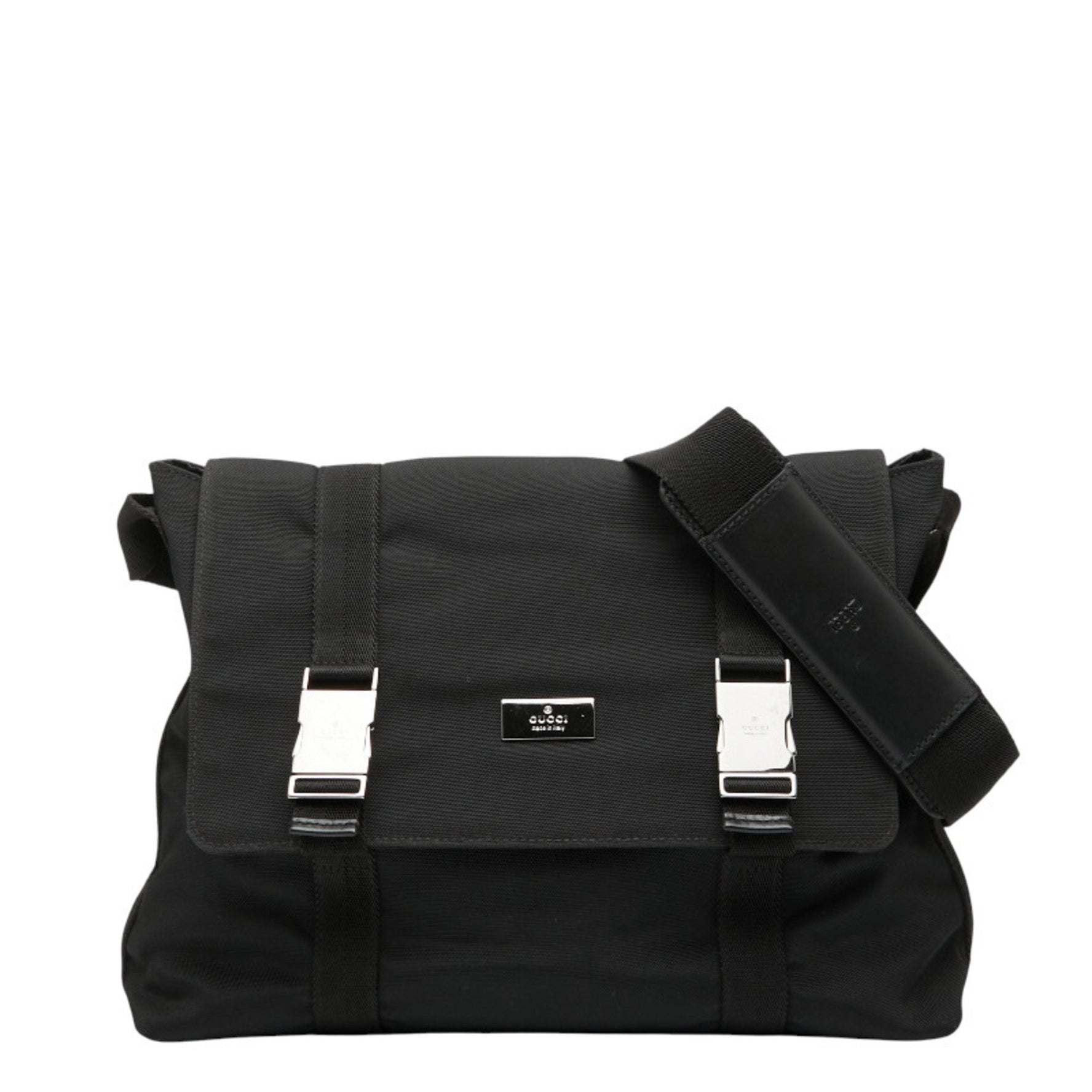 Gucci Crossbody Shoulder Bag/Messenger Bag Nylon and Leather