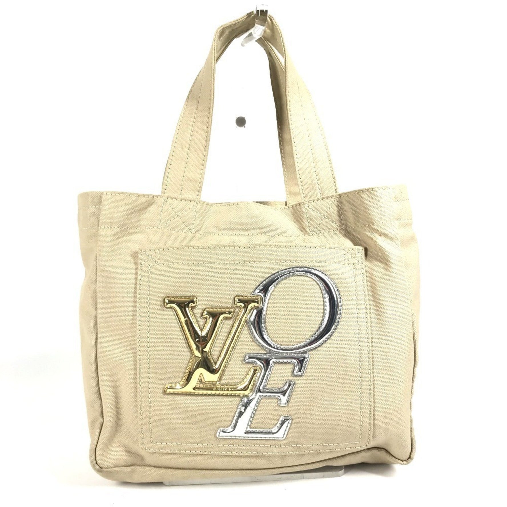 LOUIS VUITTON That's Love LOVE Logo Handbag/Tote Bag