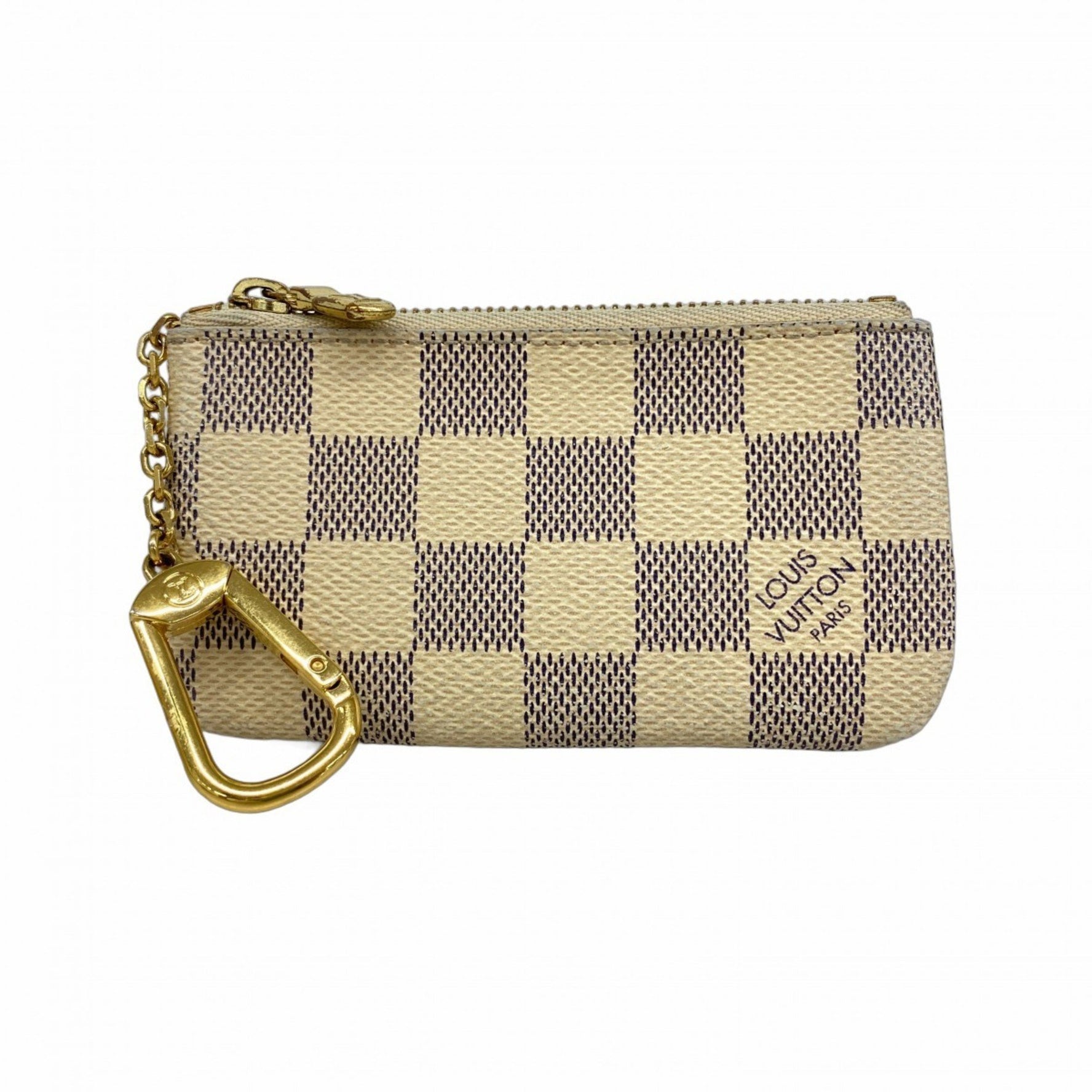 Louis Vuitton Damier Azur Pochette Cle Wallet/Coin Case