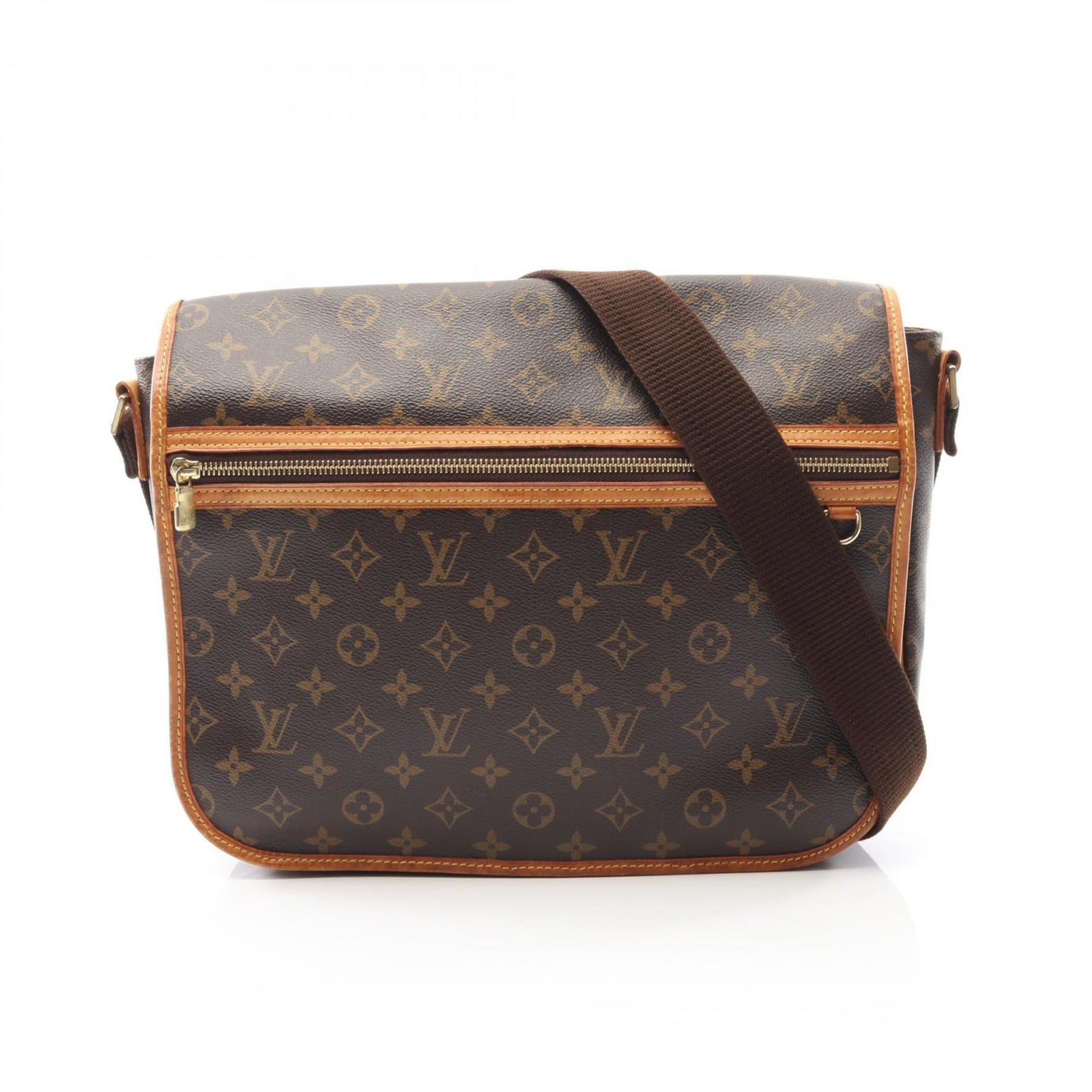 Louis Vuitton Bosphore Messenger Bag, GM, Shoulder Coated Canvas and Leather, Monogram, Men's