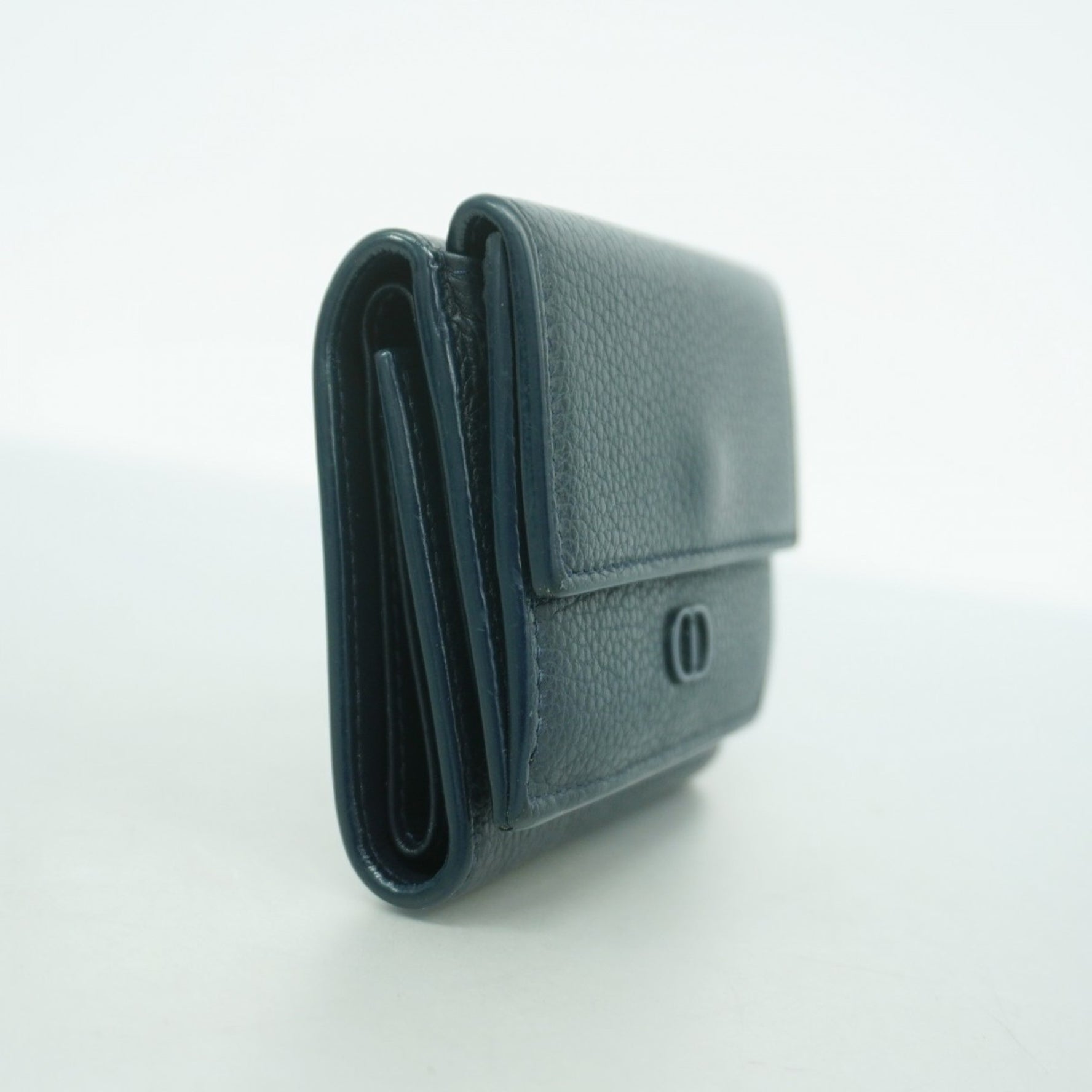 Christian Dior Tri-fold Leather Wallet