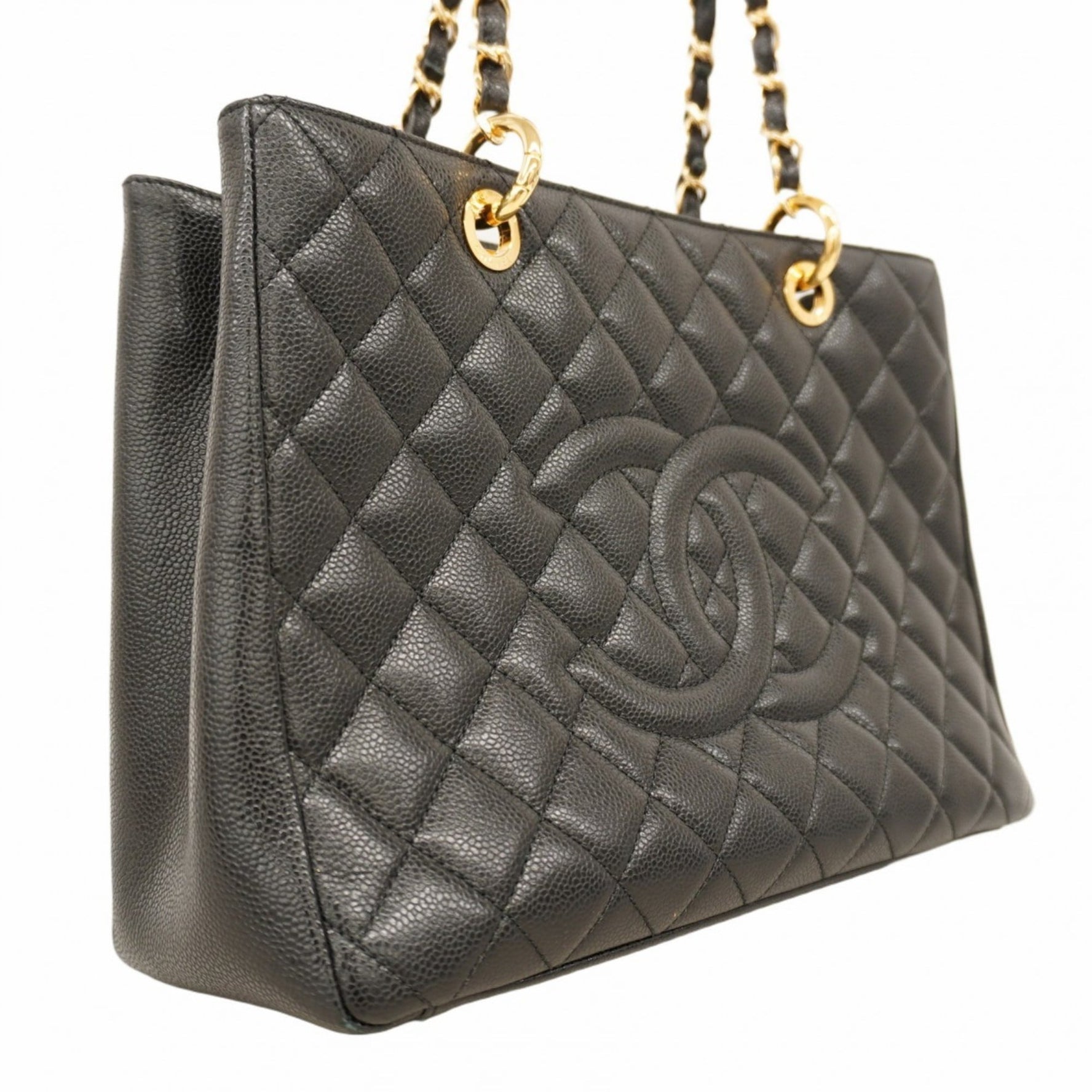 Chanel Matelasse Chain Tote Bag in Caviar Skin