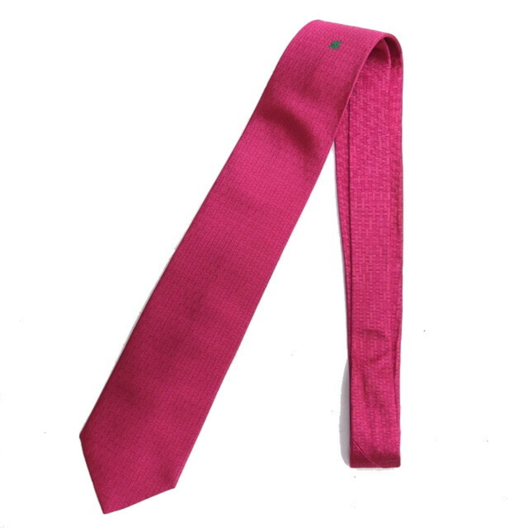 Hermes Fasonne H Clover Tie Vivid Pink