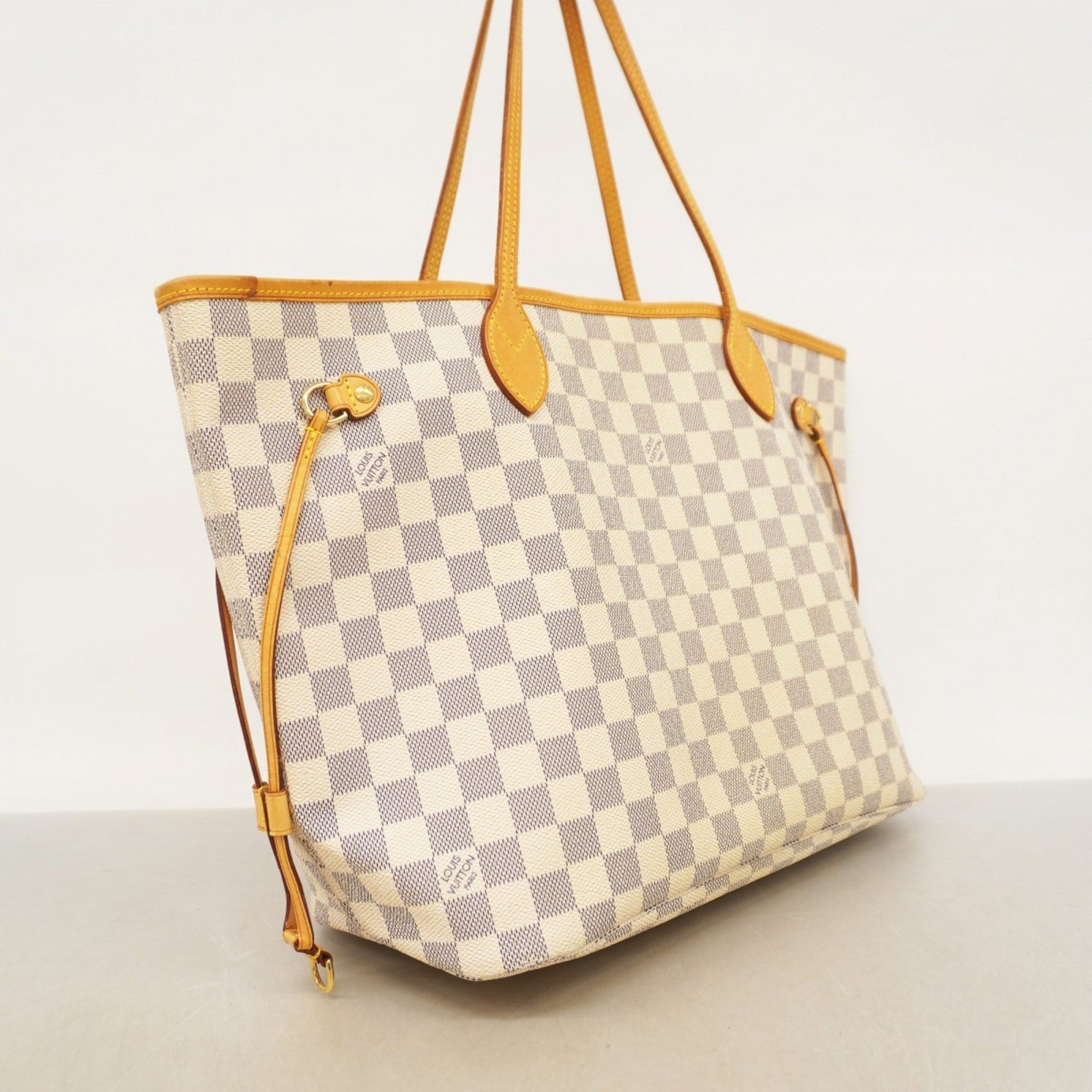 Louis Vuitton Damier Azur Neverfull MM Tote Bag