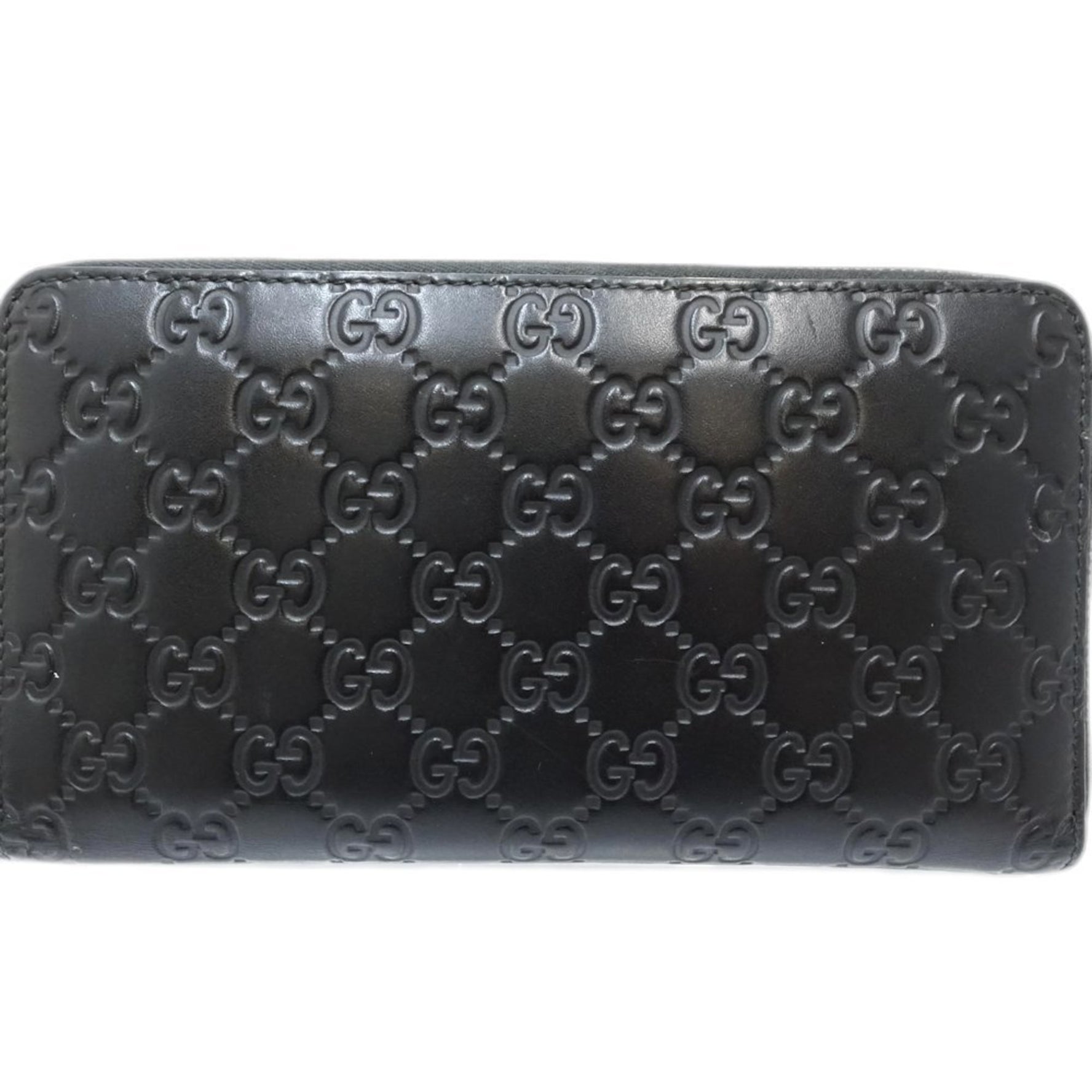 GUCCI Micro Guccissima Zippy Organizer Long Wallet, Leather