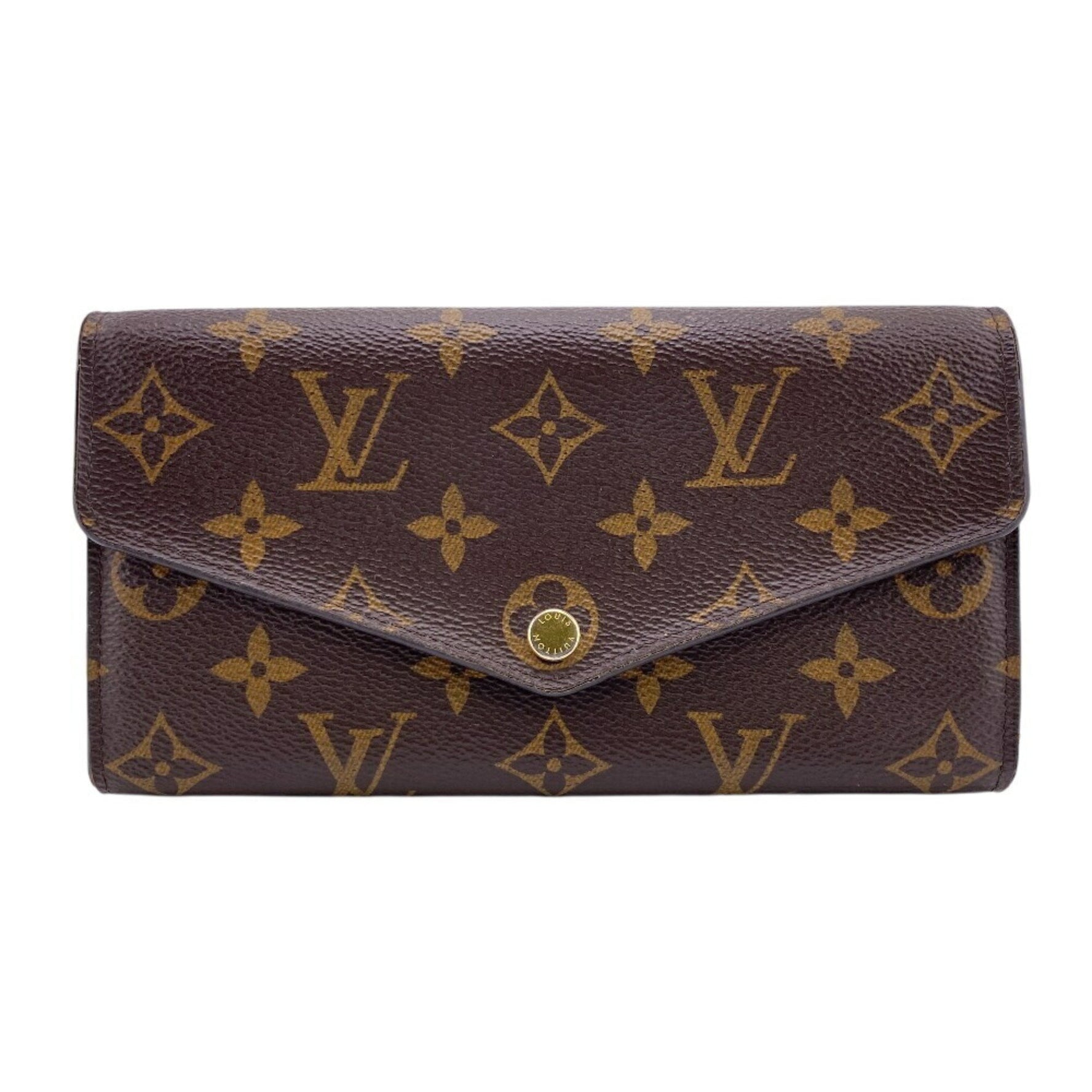 LOUIS VUITTON Louis Vuitton Wallet M62235 Portefeuille Sarah Monogram Long Brown Women's