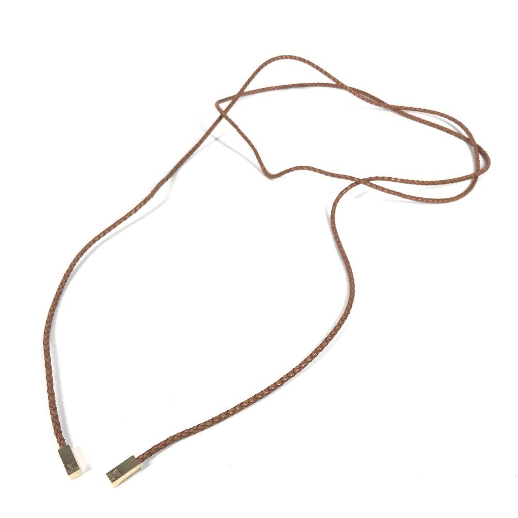 LOUIS VUITTON Santur VVN Tresse Braided Leather Belt