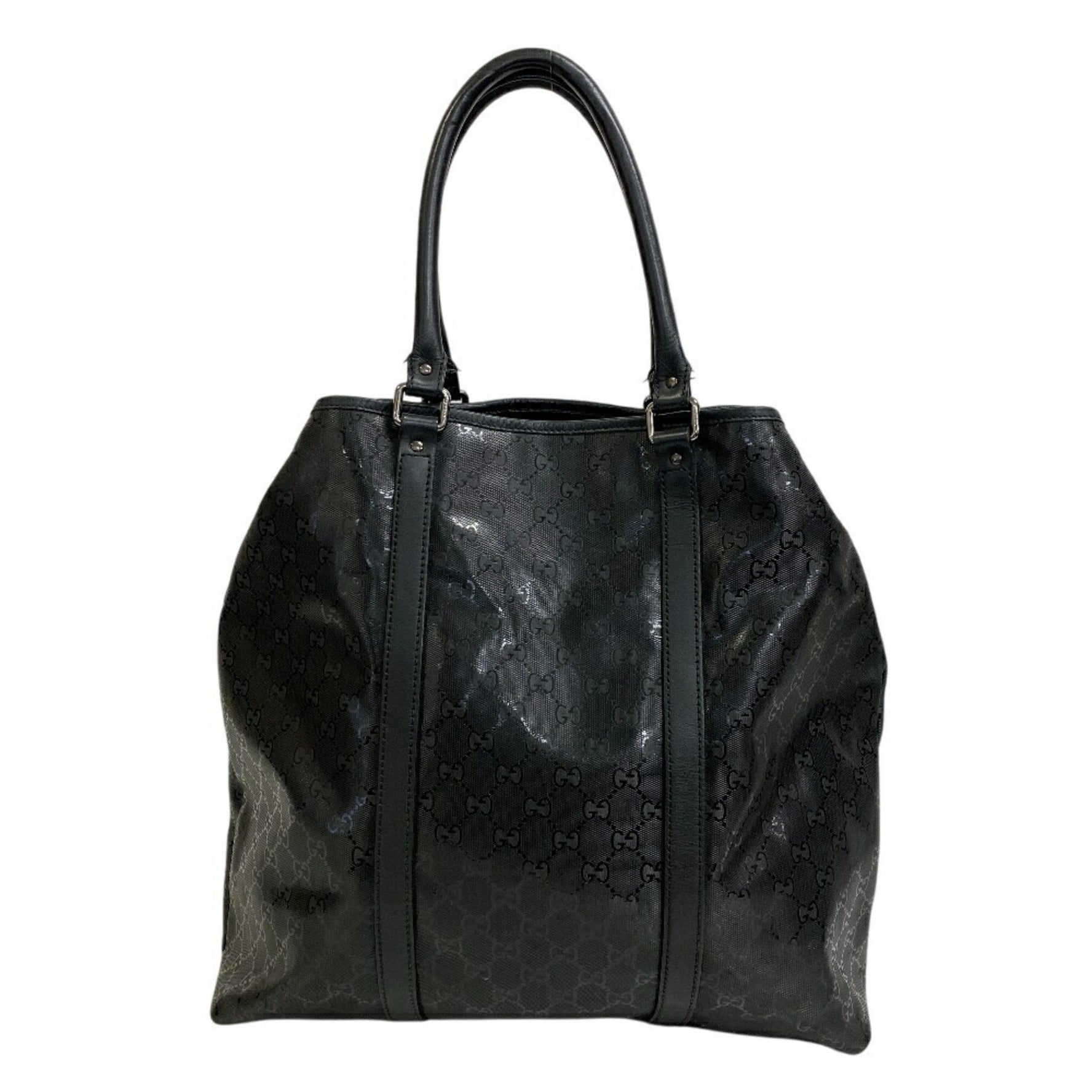 GUCCI GG Imprime Tote Bag, Black, Men's,