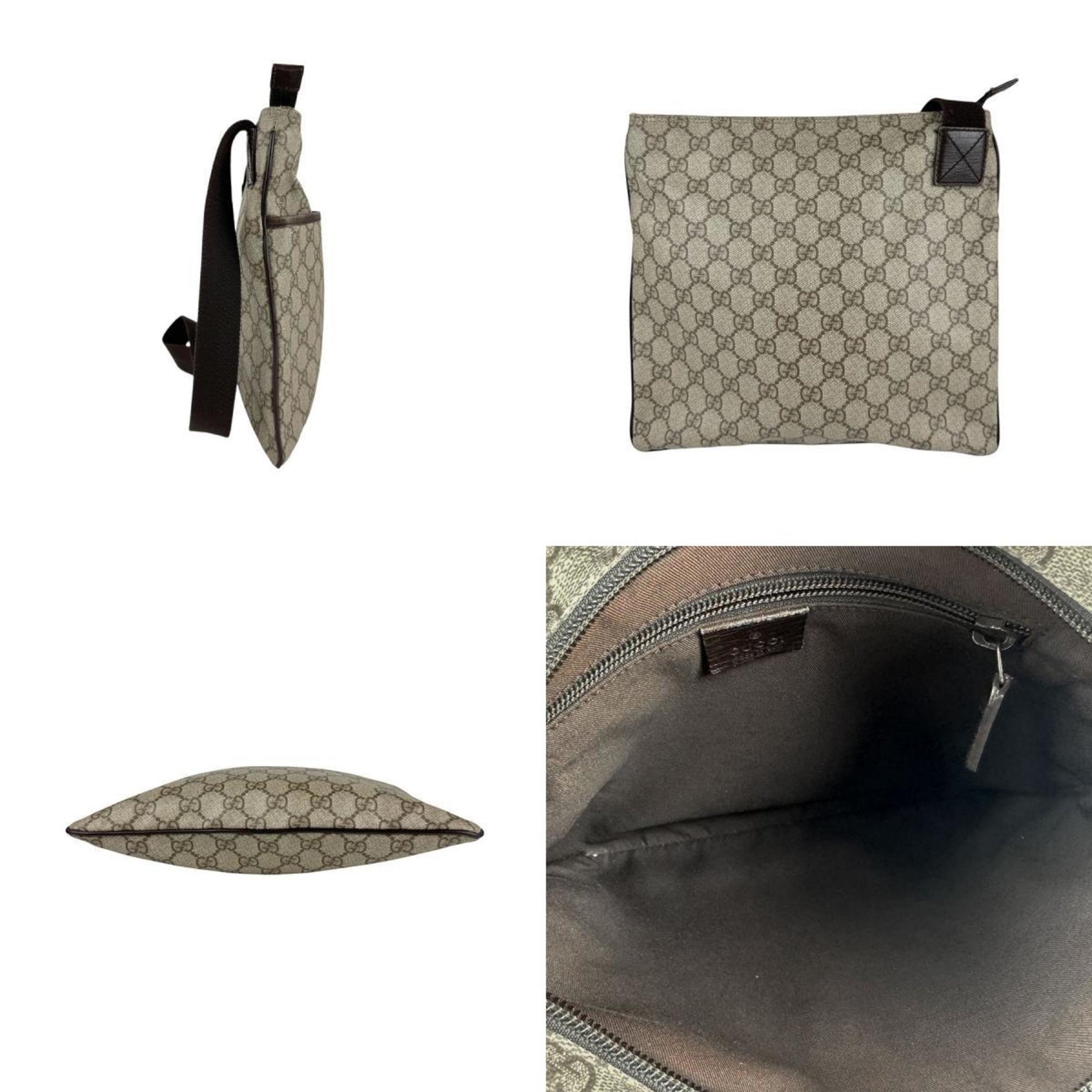 GUCCI Shoulder Bag GG Supreme Canvas Men's