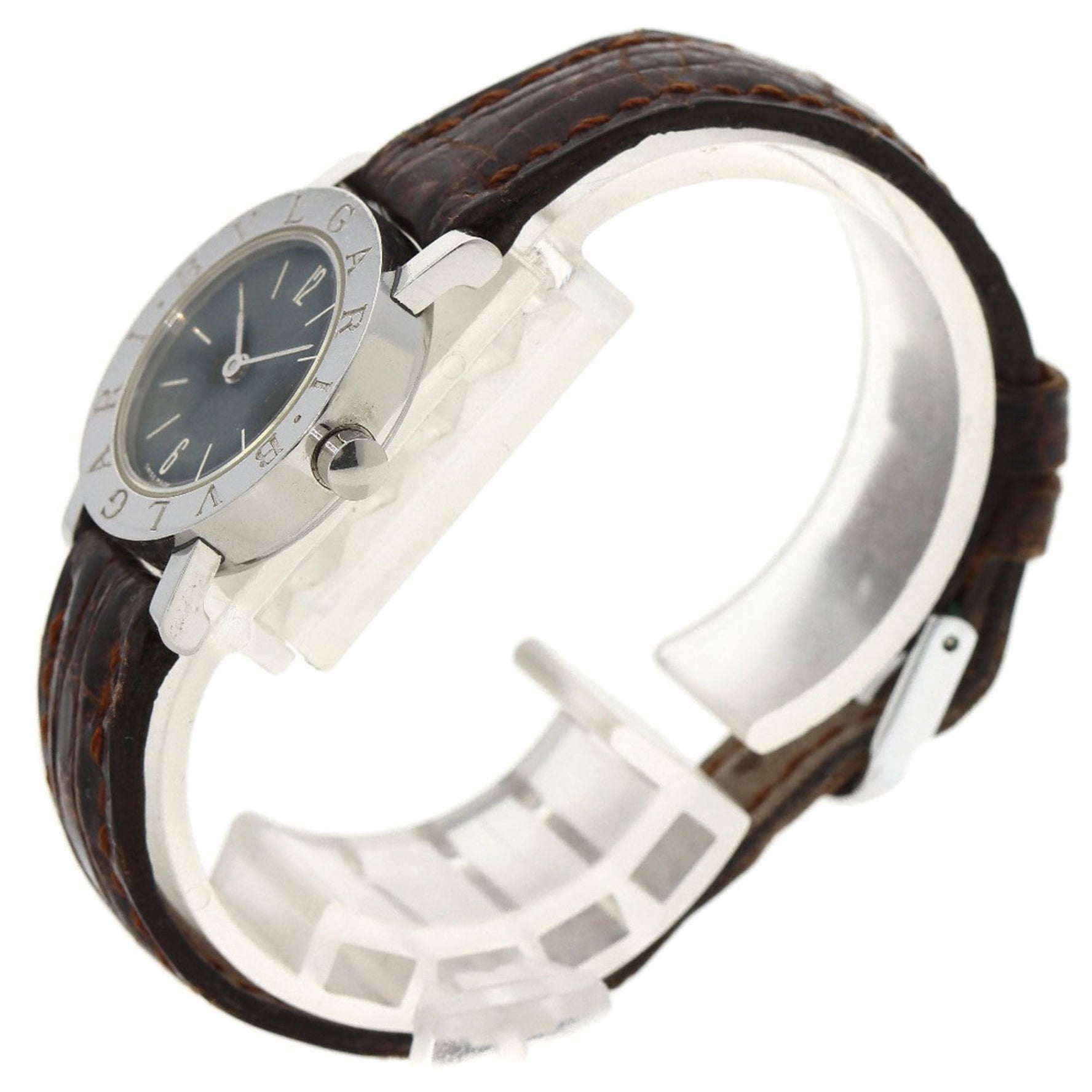BVLGARI BB23SLD Wristwatch Stainless Steel Leather Women's