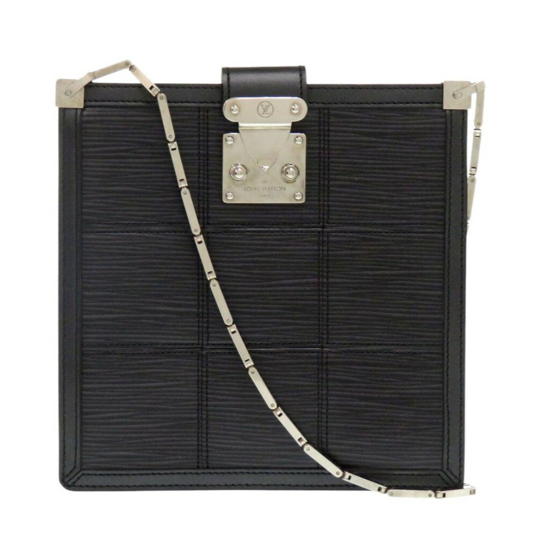 Louis Vuitton Mojito Epi Leather Shoulder Bag Black LV VUITTON