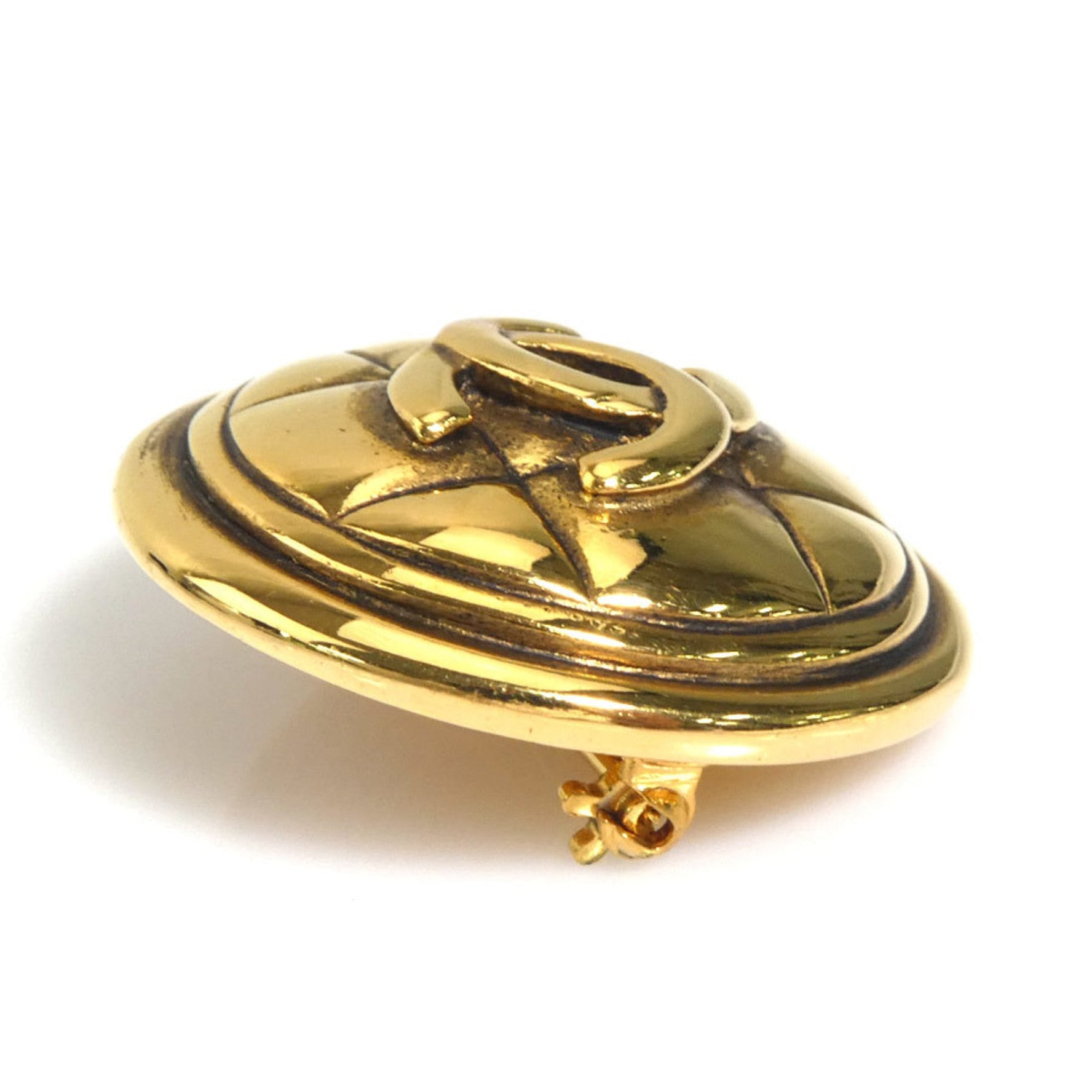 CHANEL Coco Mark Metal Brooch