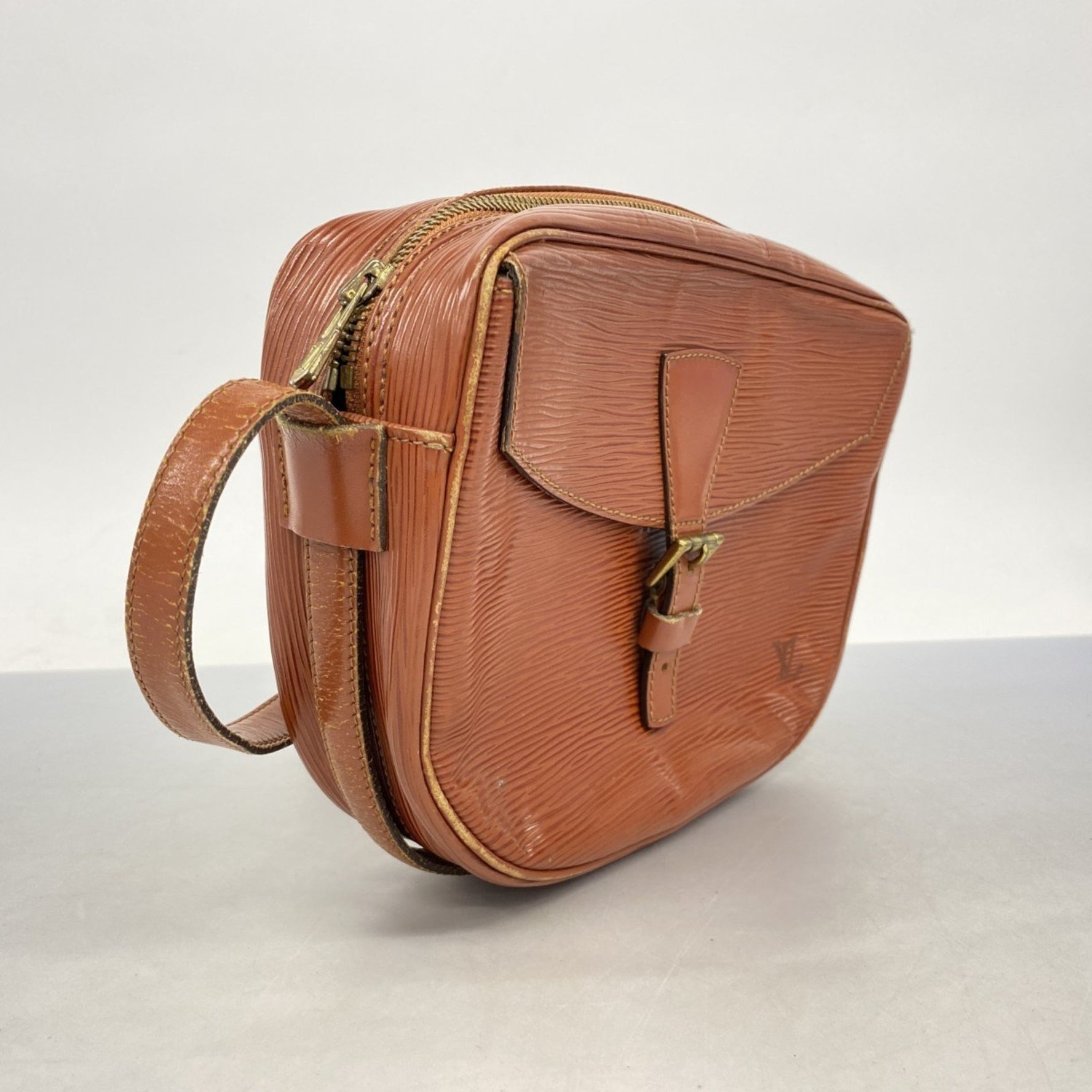 Louis Vuitton Epi Leather Shoulder Bag, Jeune Fille, Kenya Brown