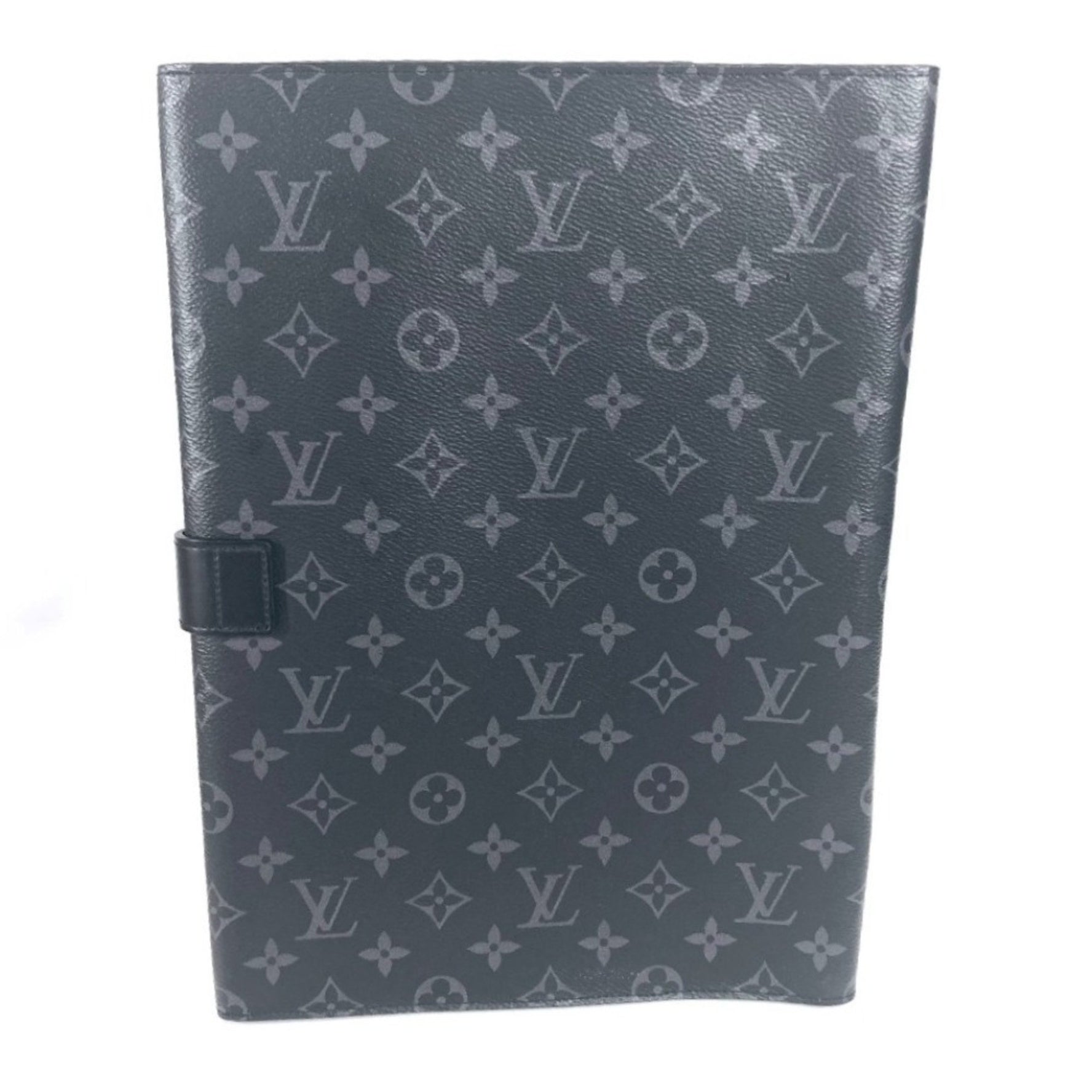 Louis Vuitton Monogram Eclipse Porte Document Frank GM Bag Pouch Clutch Canvas Men's